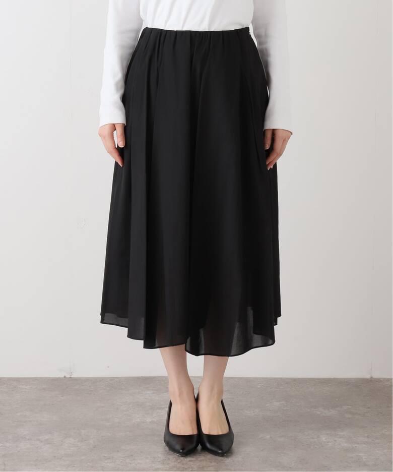 Maison IENA タックフレアスカート（ロング・マキシ丈スカート）｜IENA  