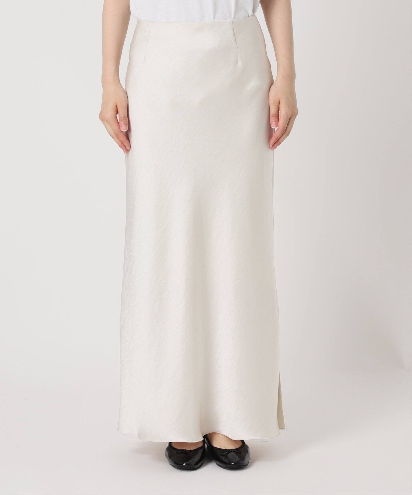 追加11》ダブルサテンスカート（ロング・マキシ丈スカート