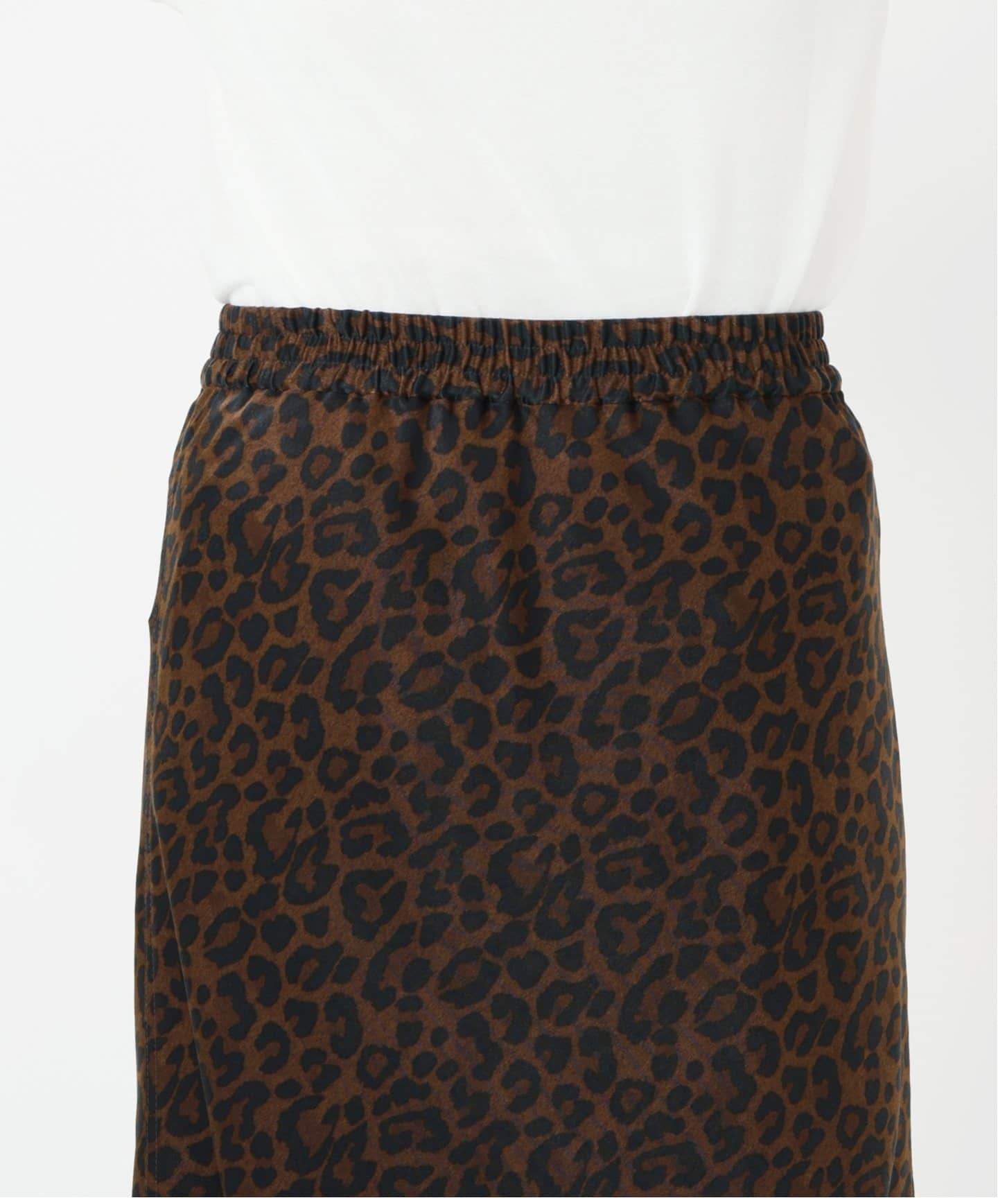 新品タグ付♡IENA BLACK レオパードスカート 36 BLACK レオパードスカート（ロング・マキシ丈スカート）｜IENA