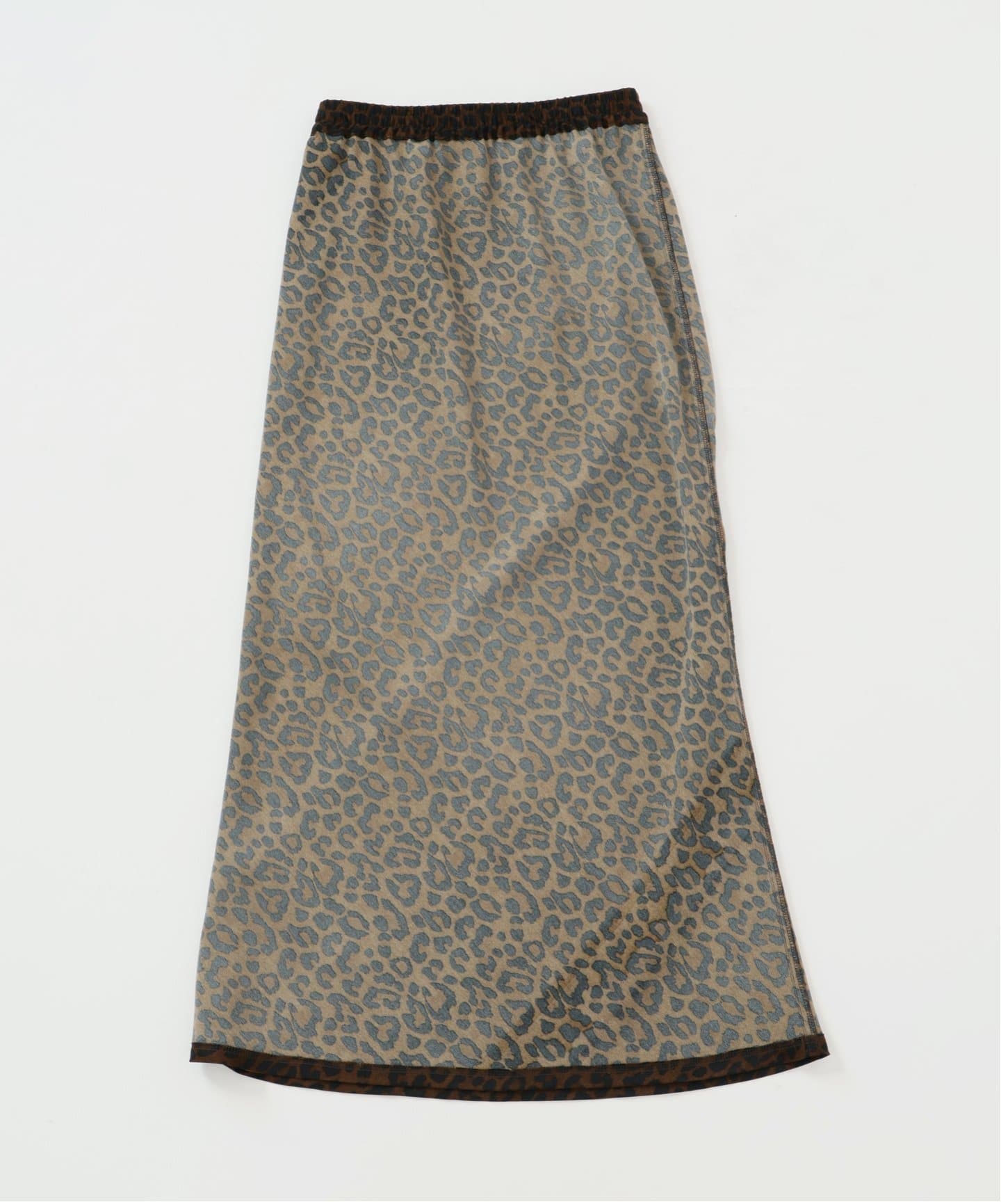 BLACK レオパードスカート（ロング・マキシ丈スカート）｜IENA