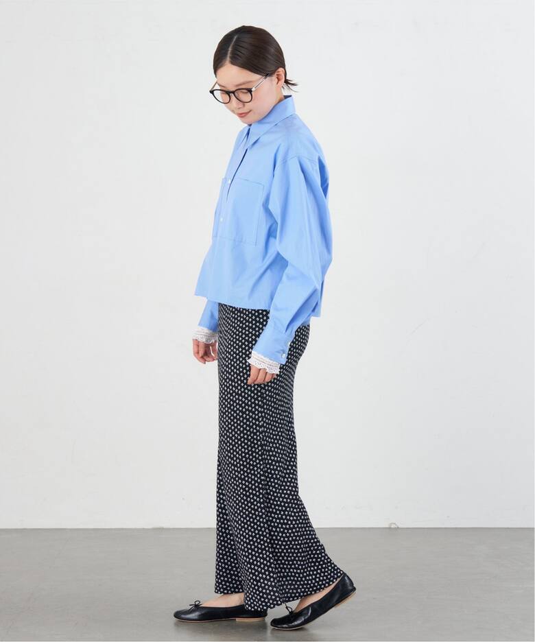 BLACK フラワースカート（ロング・マキシ丈スカート）｜IENA（イエナ  