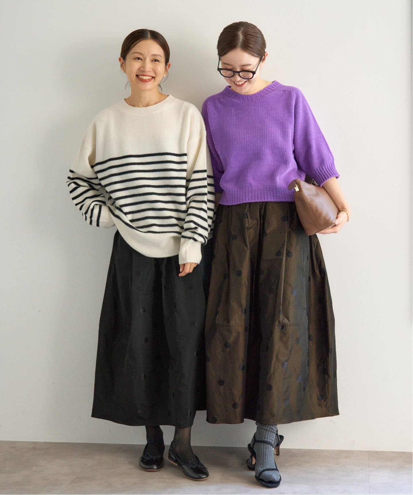 完全受注生産】《追加》SO ドットタフタスカート（ロング