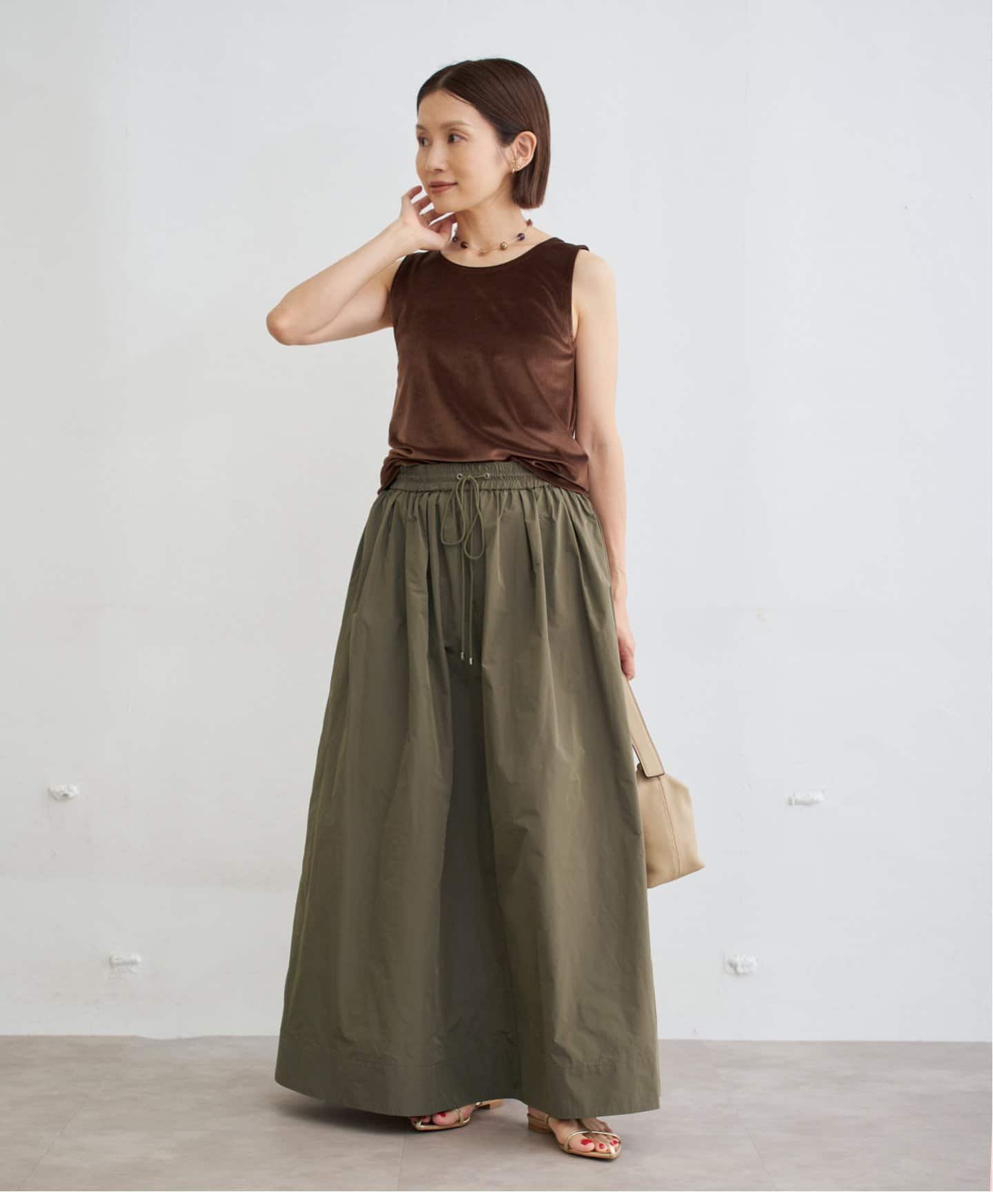 【定価19,250円‼︎新品タグ付き✨】IENA タフタイージーボリュームスカート タフタイージーボリュームスカート（ロング・マキシ丈スカート