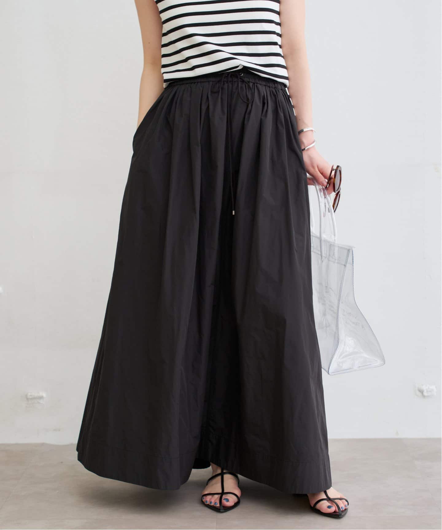 IENAタフタイージーボリュームスカート　36サイズ タフタイージーボリュームスカート（ロング・マキシ丈スカート）｜IENA