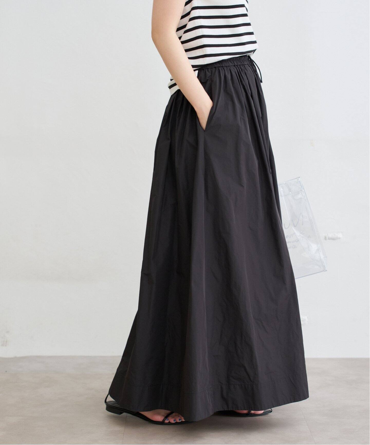 タフタイージーボリュームスカート（ロング・マキシ丈スカート）｜IENA