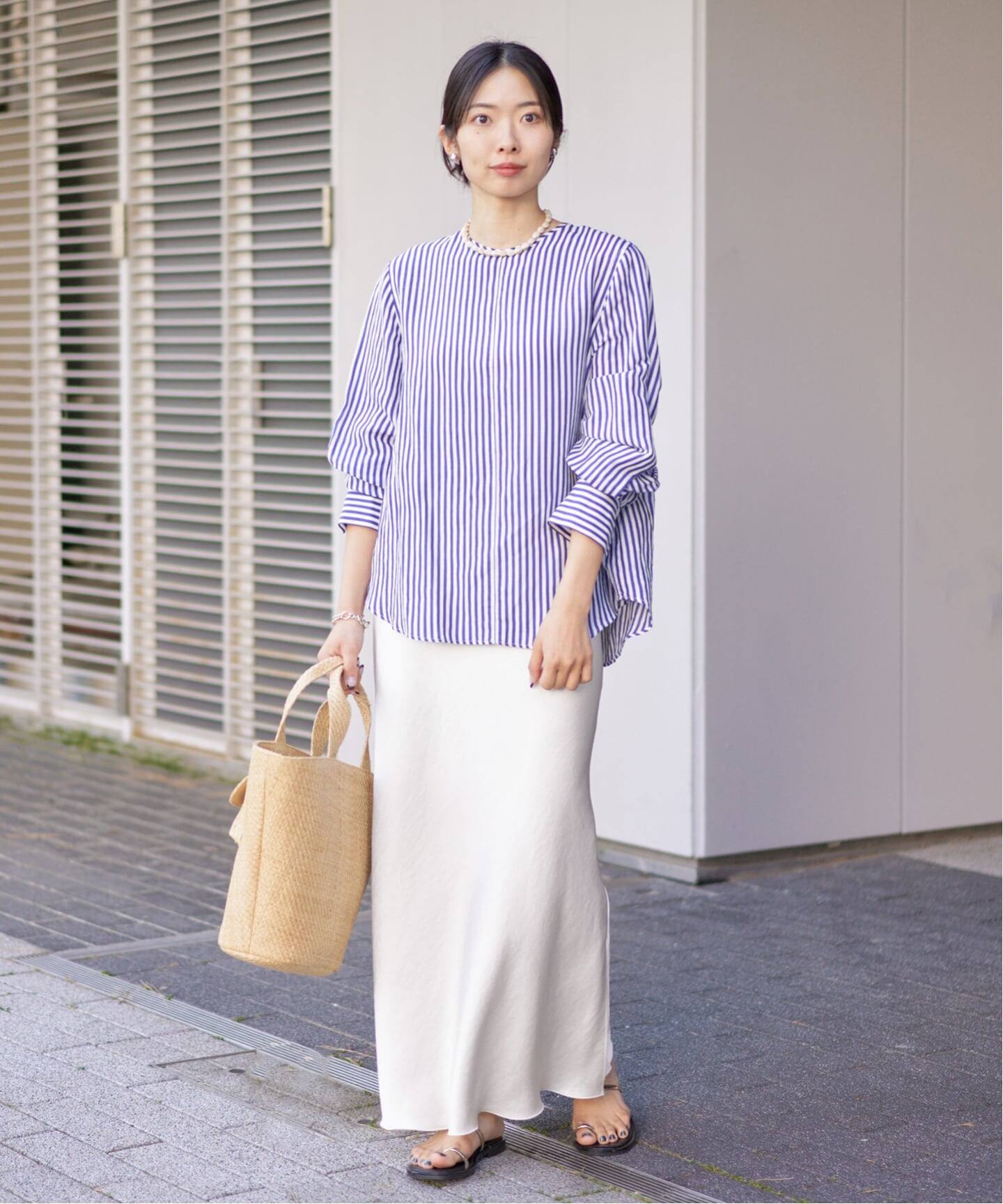 追加14》ダブルサテンスカート（ロング・マキシ丈スカート）｜IENA