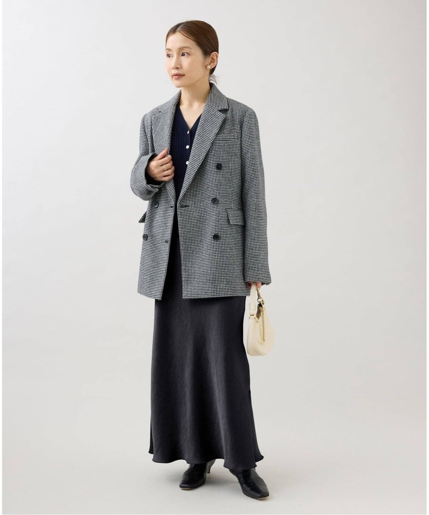 追加15》ダブルサテンスカート（ロング・マキシ丈スカート）｜IENA