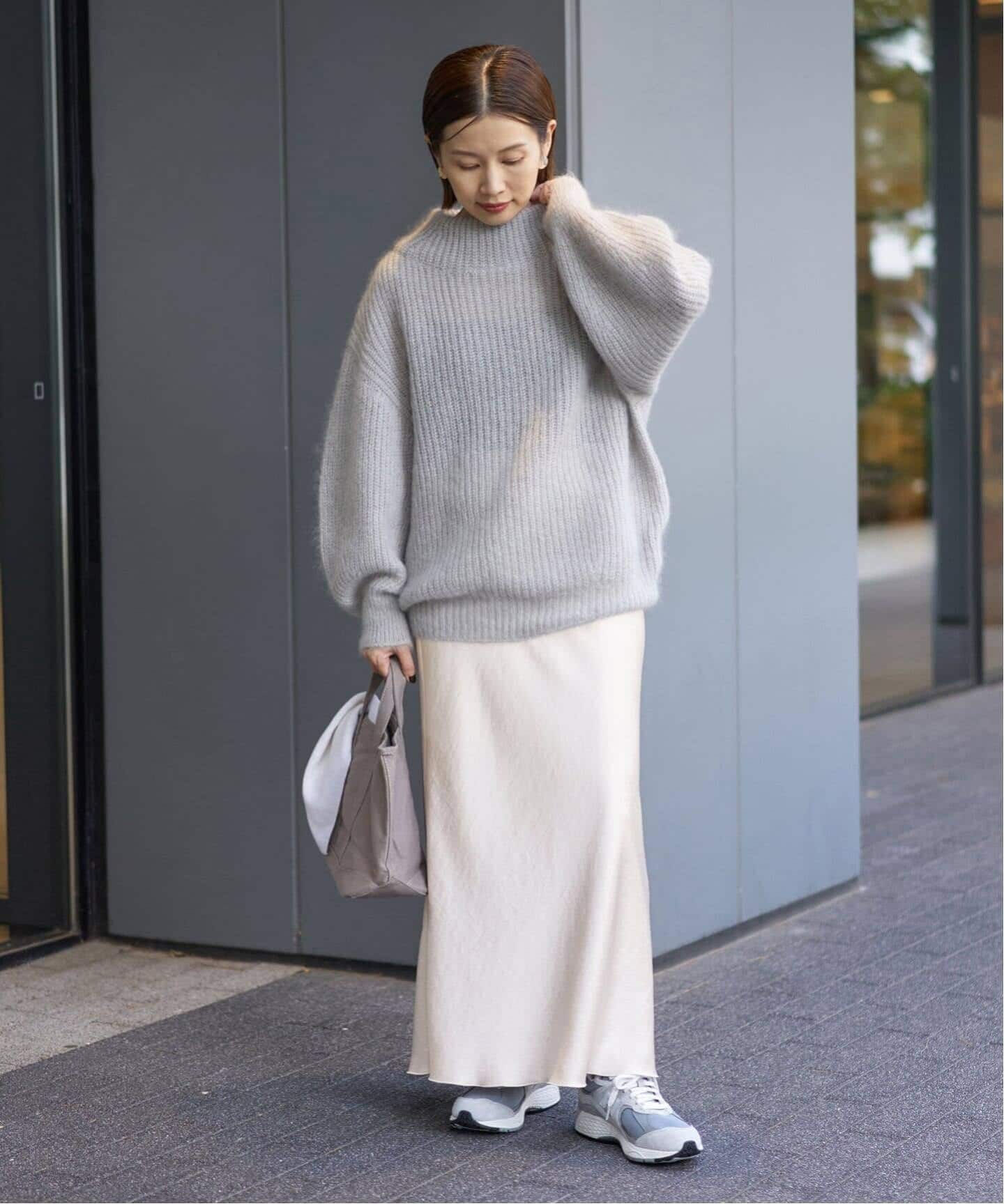 追加15》ダブルサテンスカート（ロング・マキシ丈スカート）｜IENA