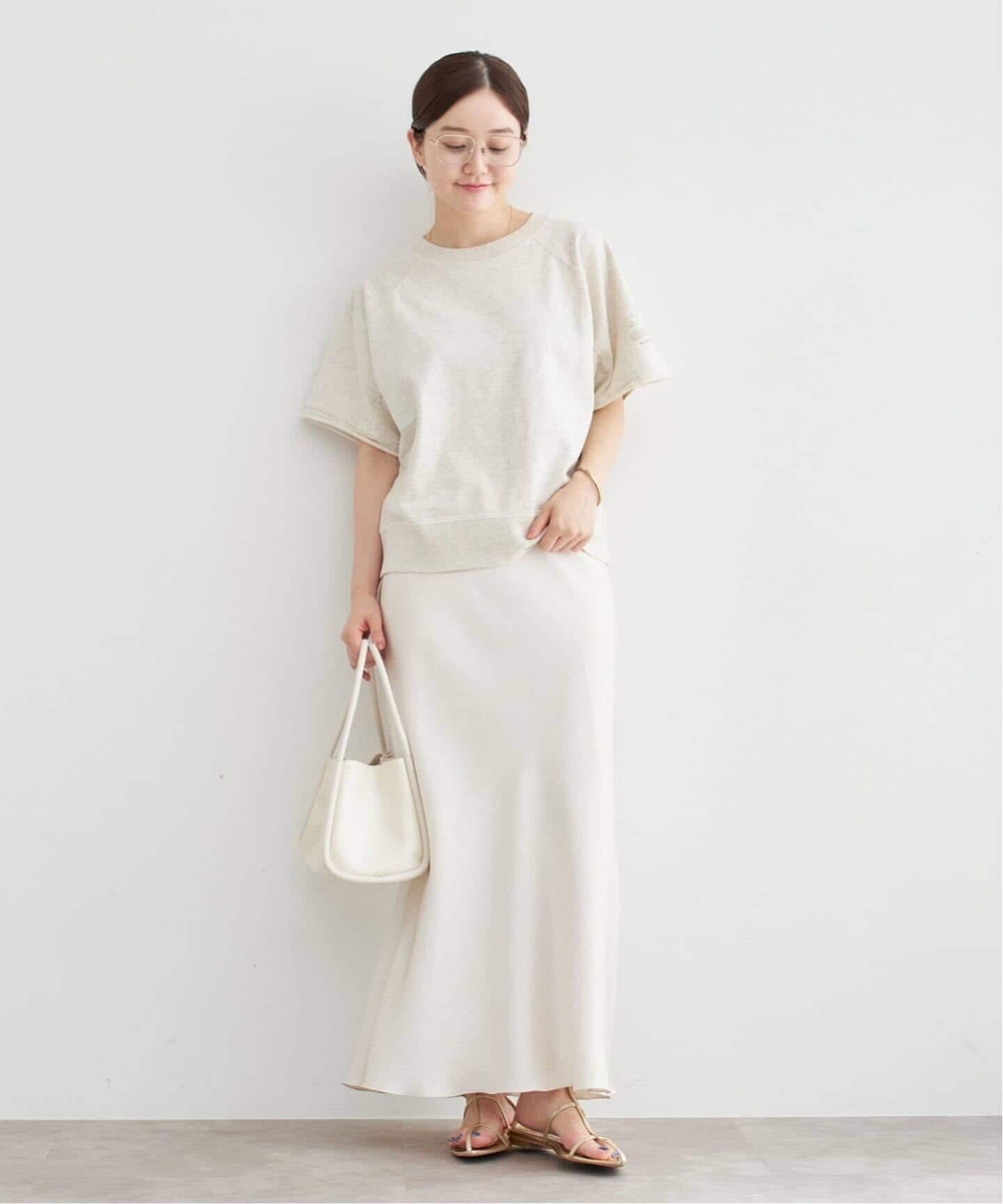 追加15》ダブルサテンスカート（ロング・マキシ丈スカート）｜IENA