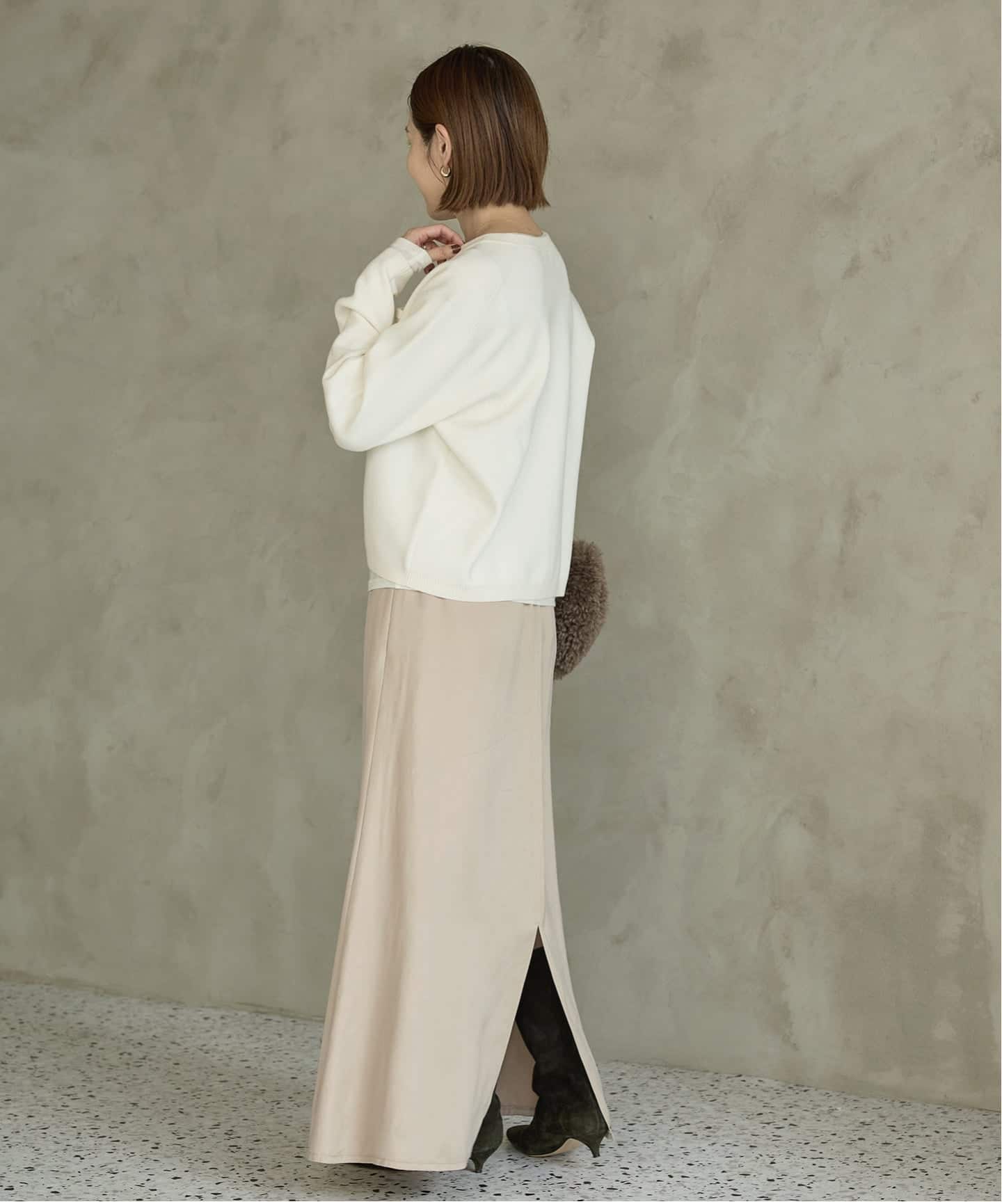 キュプラフィブリルフレアスカート（ロング・マキシ丈スカート）｜IENA