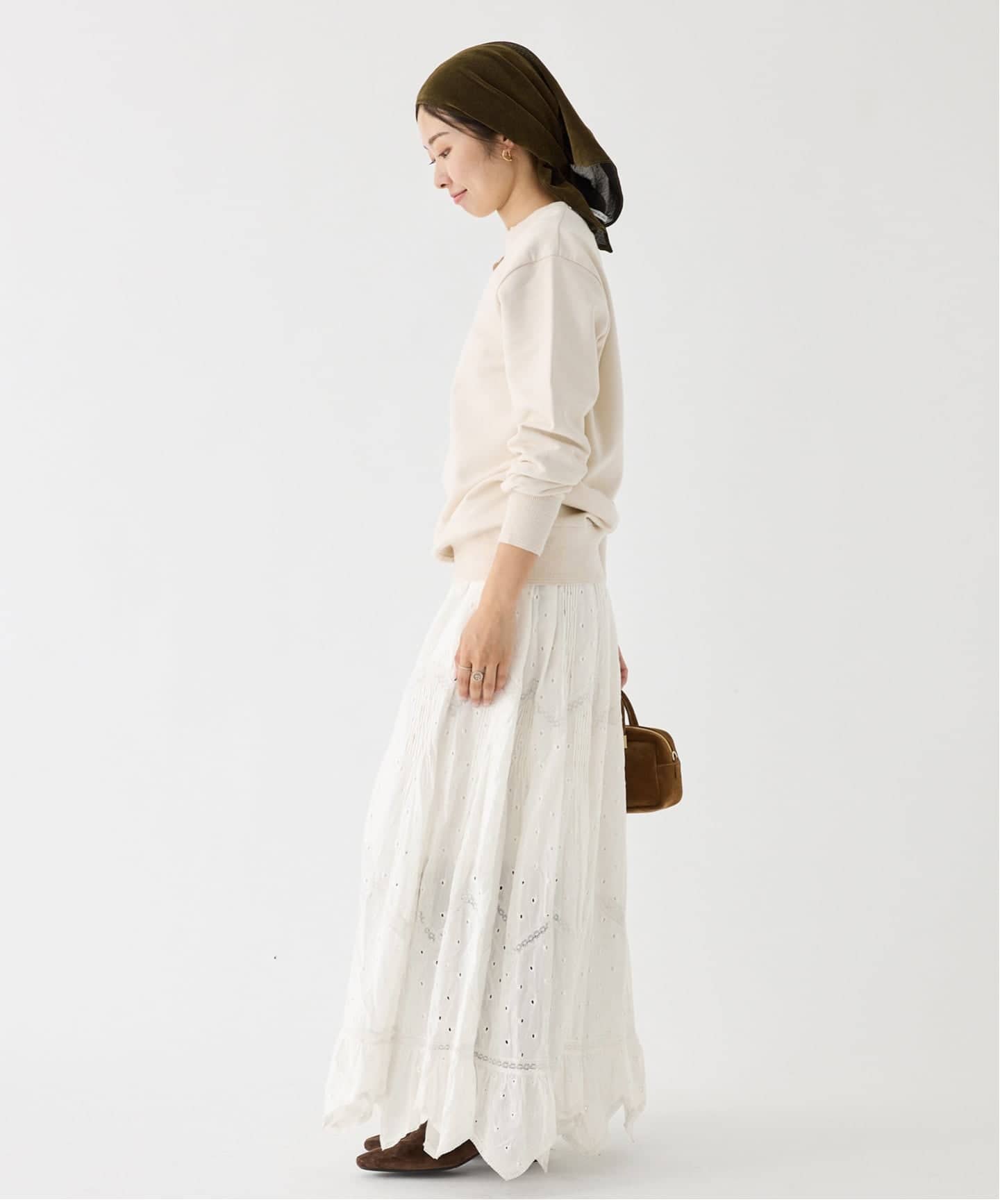 venit/ヴェニット レーススカート VEC-5534-B（ロング・マキシ丈