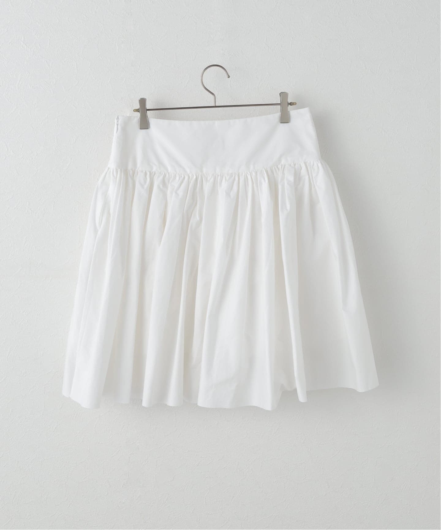 イエナIENA ガーメントダイ スカート ホワイト THE GARMENT/ザ ガーメント Cyprus Midi Skirt スカート 21443