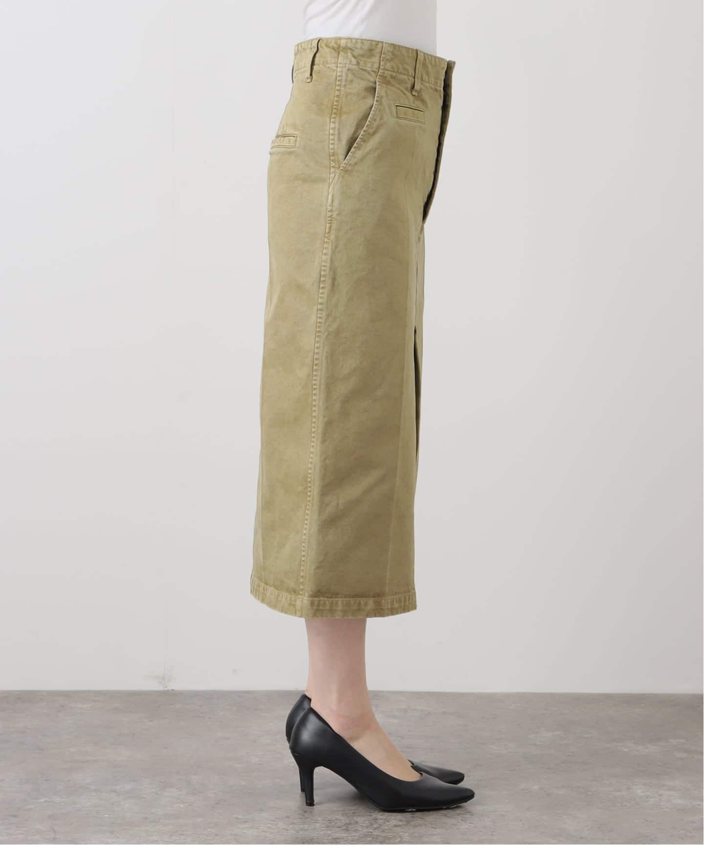 新作●AURALEE オーラリー 25AWチノスカート IENA（イエナ）の「【AURALEE/オーラリー 】WASHED FINX LIGHT チノ