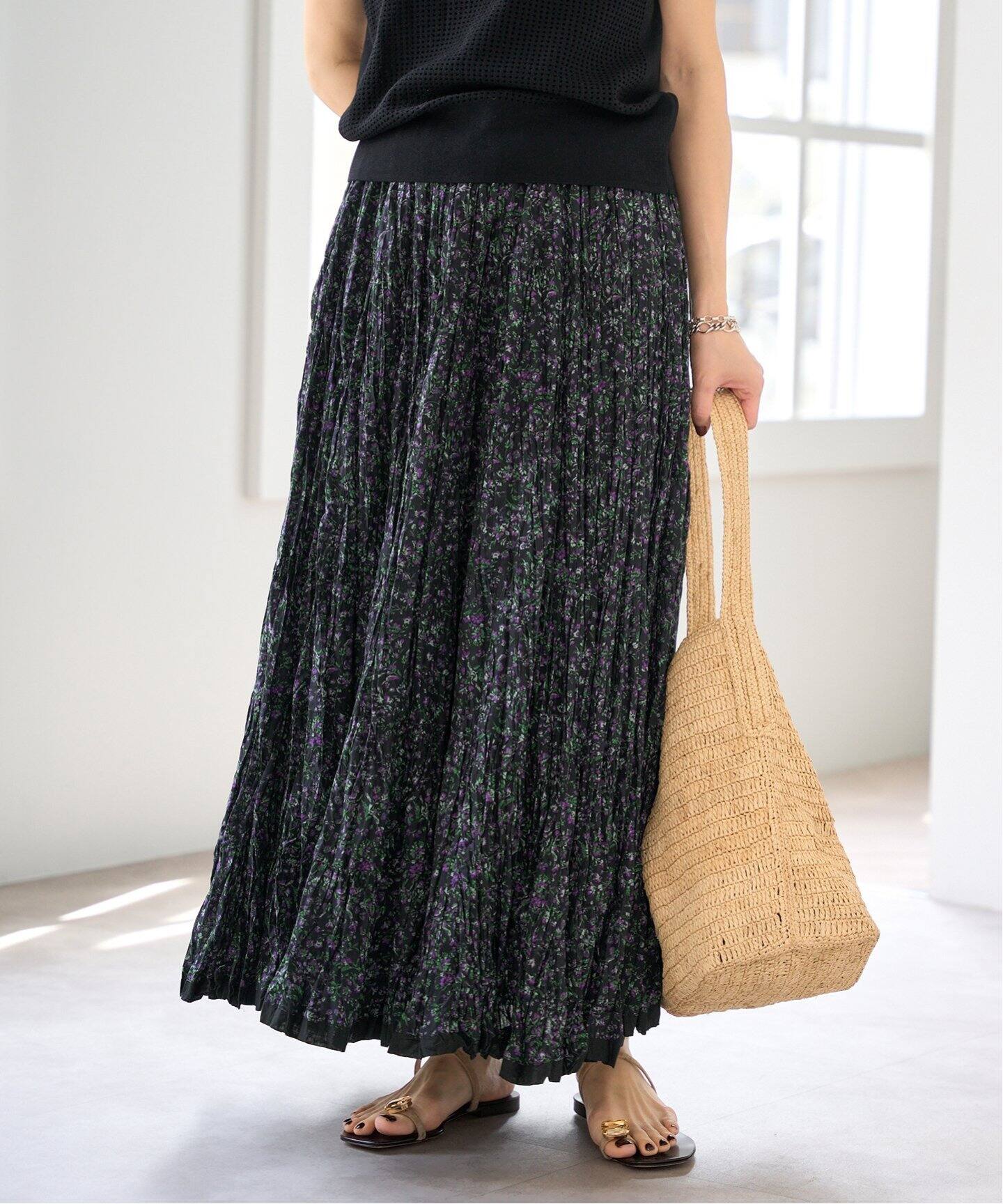 予約》MARIHA/マリハ 別注 草原の虹のスカート（ロング・マキシ丈  