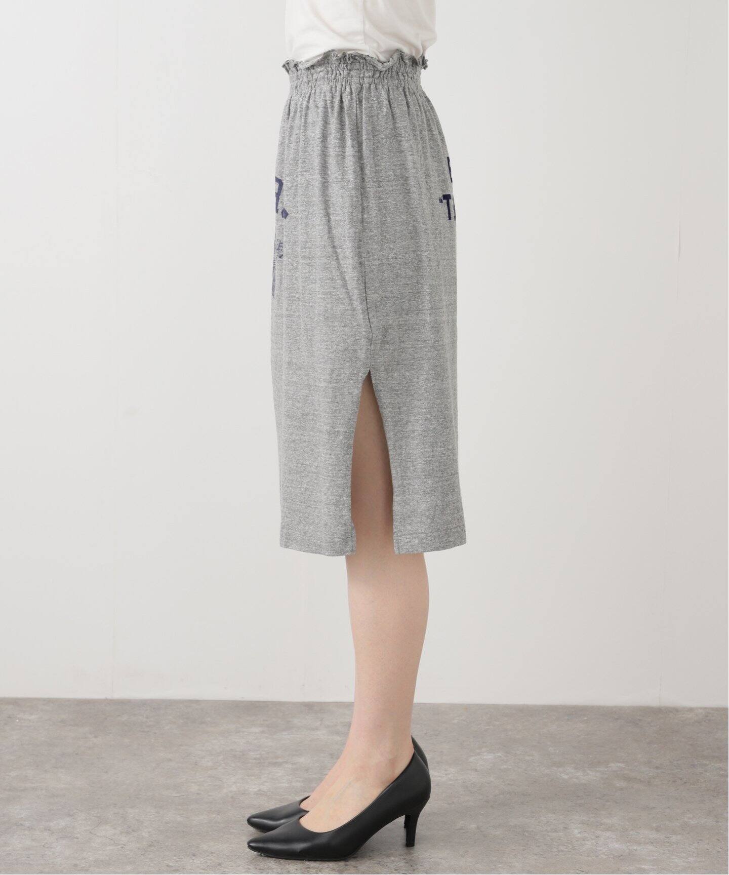 INSCRIRE/アンスクリア Print Skirt スカート I25SS-BC100（ひざ丈