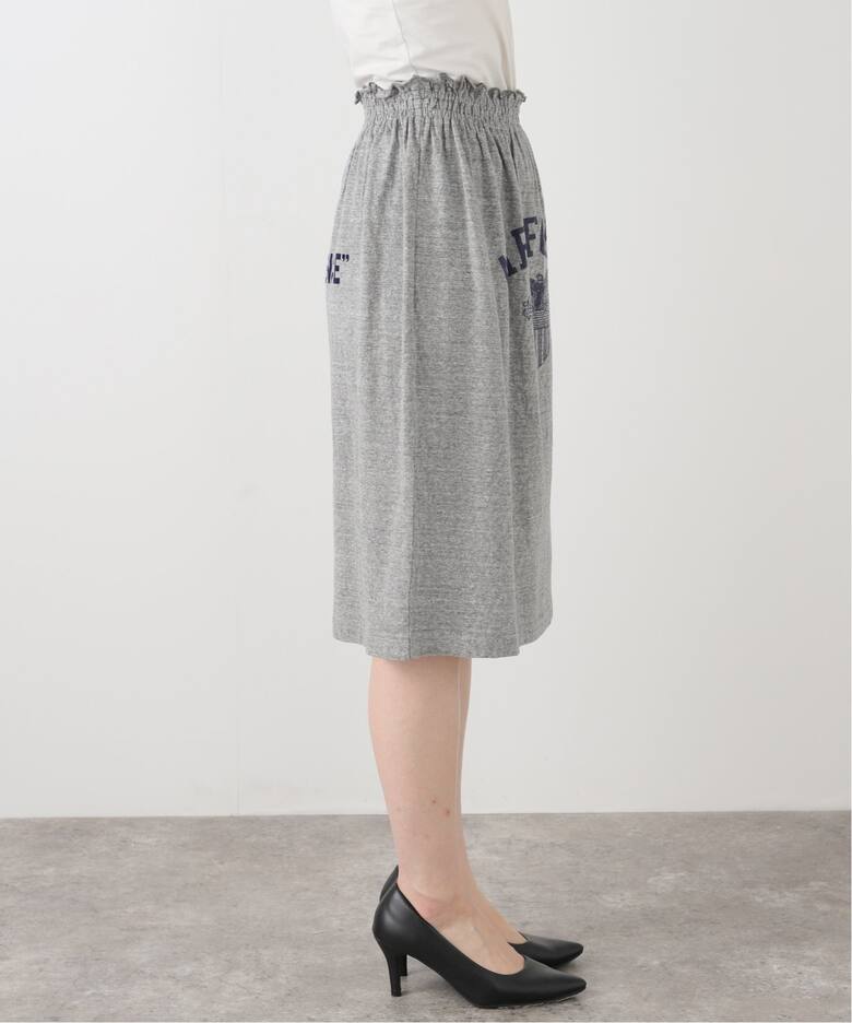 INSCRIRE/アンスクリア Print Skirt スカート I25SS-BC100（ひざ丈  