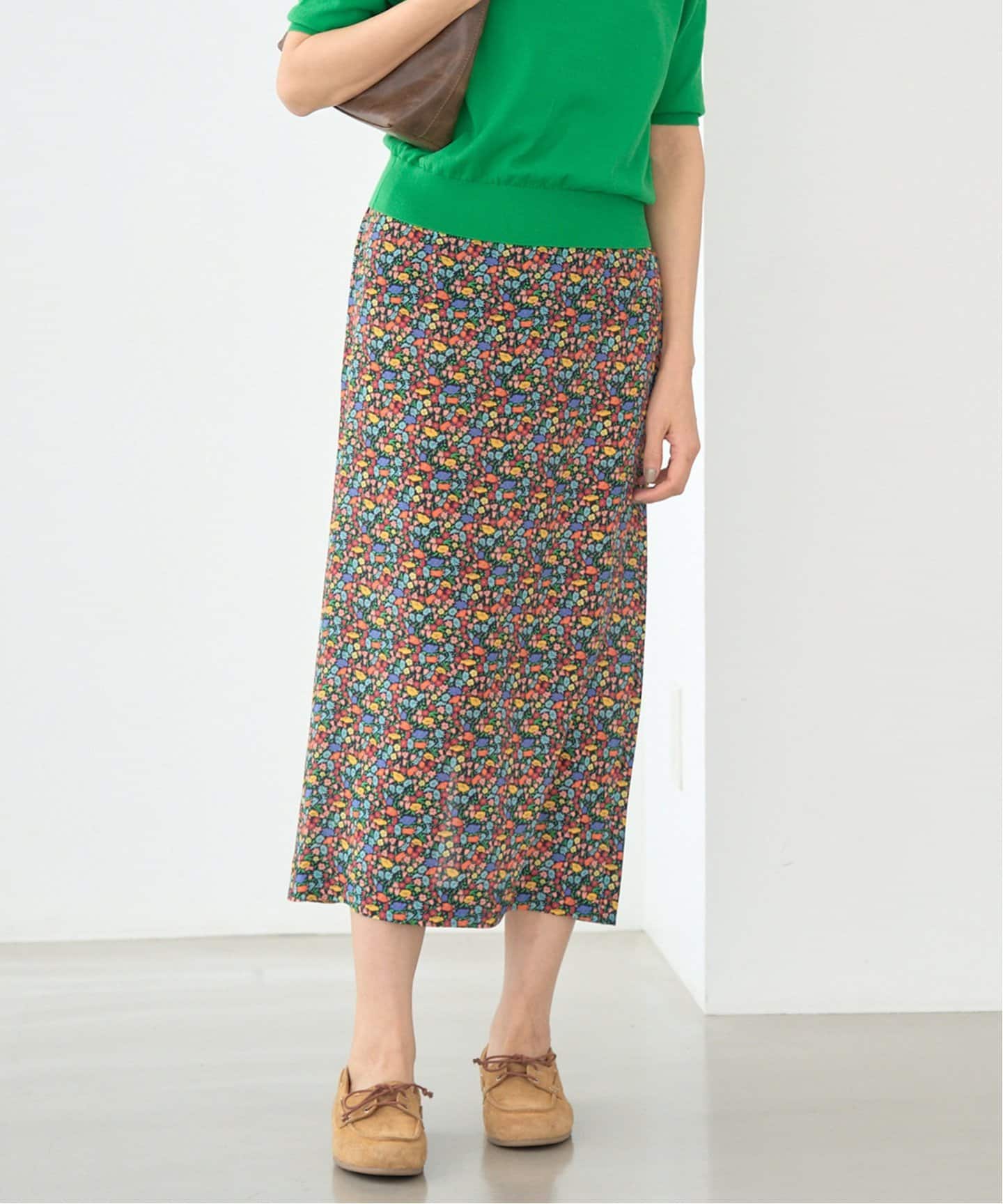 アパルトモン購入 UNION LAUNCH リネンマキシスカート ユニオンランチ UNION LAUNCH / ユニオンランチ ： GATHERD LONG SKIRT 全2色