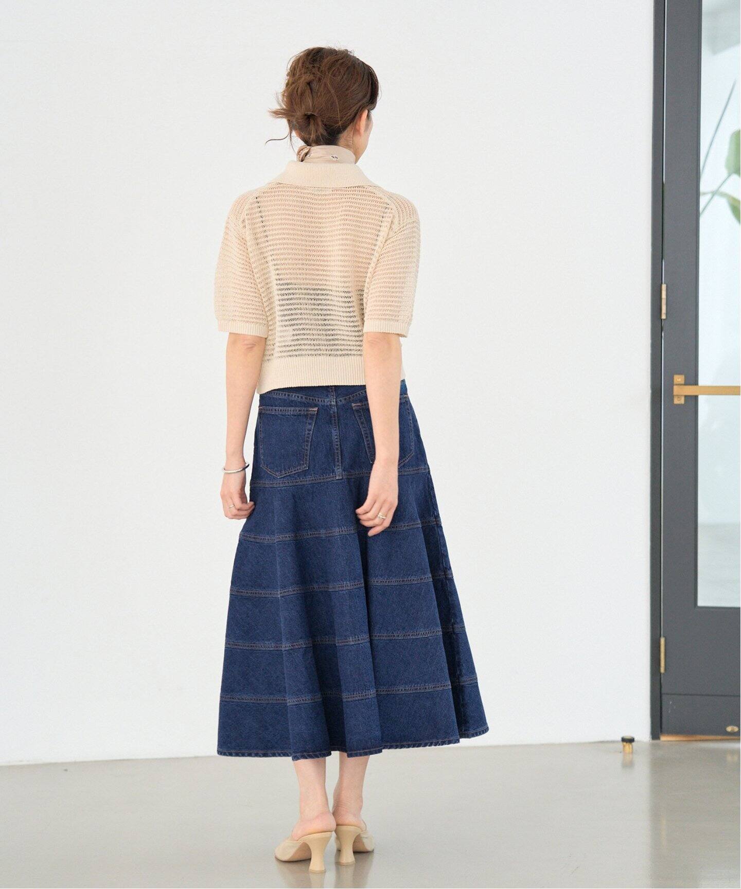 コロンナ CURRENTAGE カレンテージ　IENA CURRENTAGE/カレンテージ 別注 2WAY SWEAT ハーフジップ