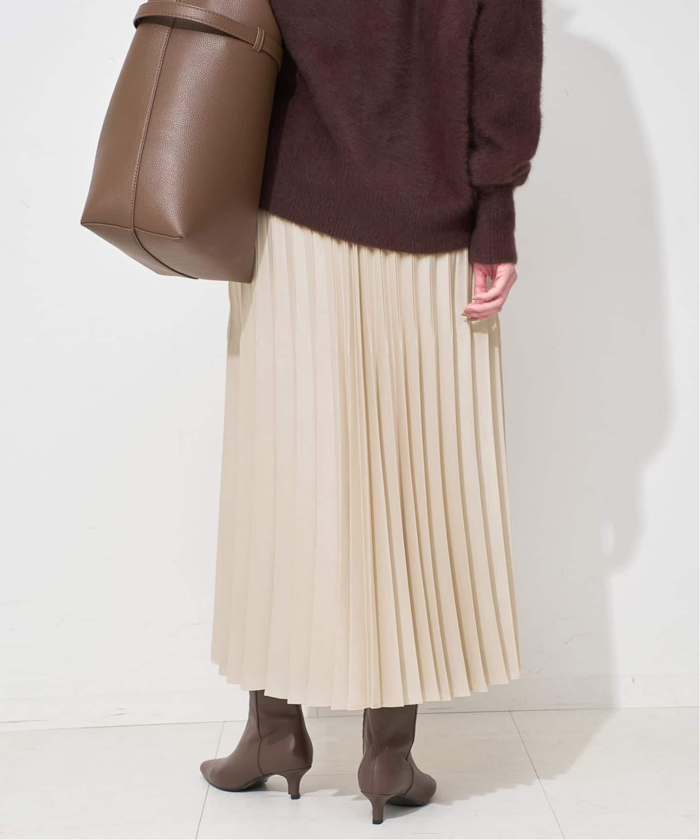 ハクプリントプリーツスカート（ロング・マキシ丈スカート）｜SLOBE