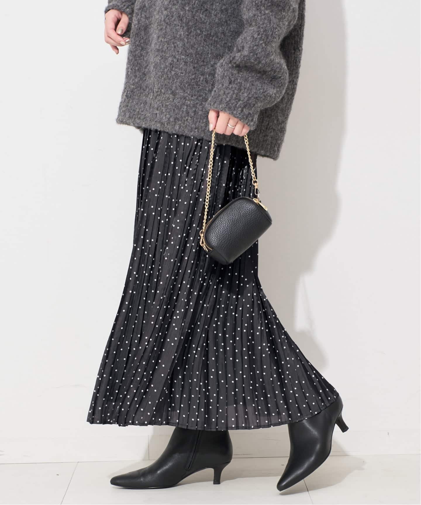 イエナIENA SLOBE☆ベージュプリーツスカート