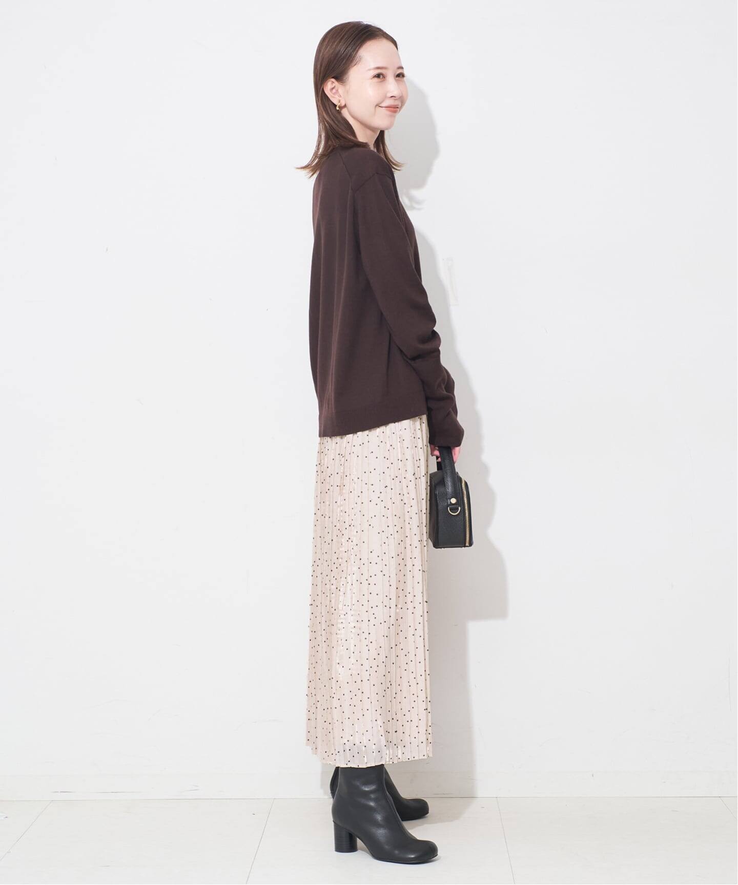 スローブイエナ　ドットプリーツスカート セール】ドットプリーツスカート（スカート）｜SLOBE IENA