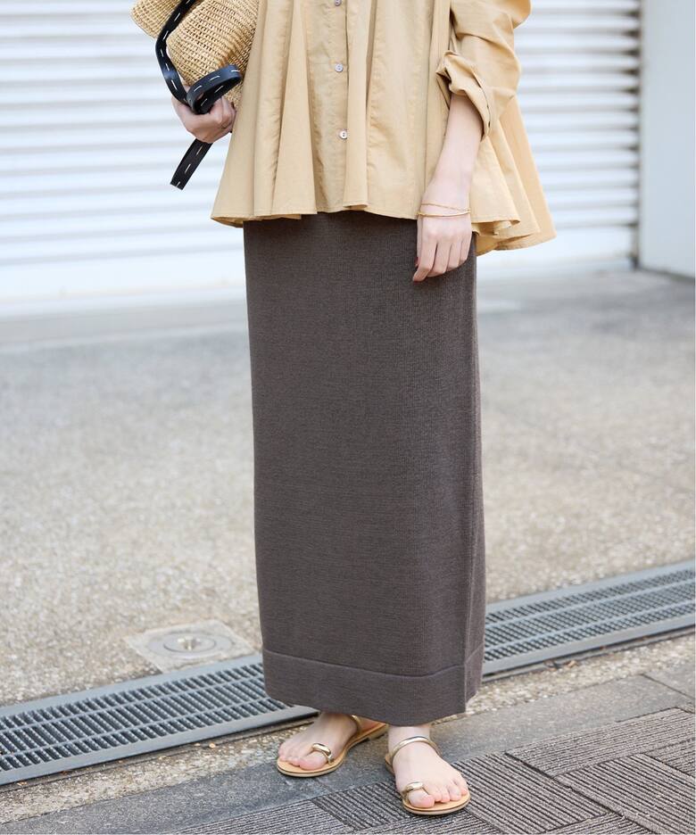 テープヤーンニットスカート（その他スカート）｜SLOBE IENA（スローブ  