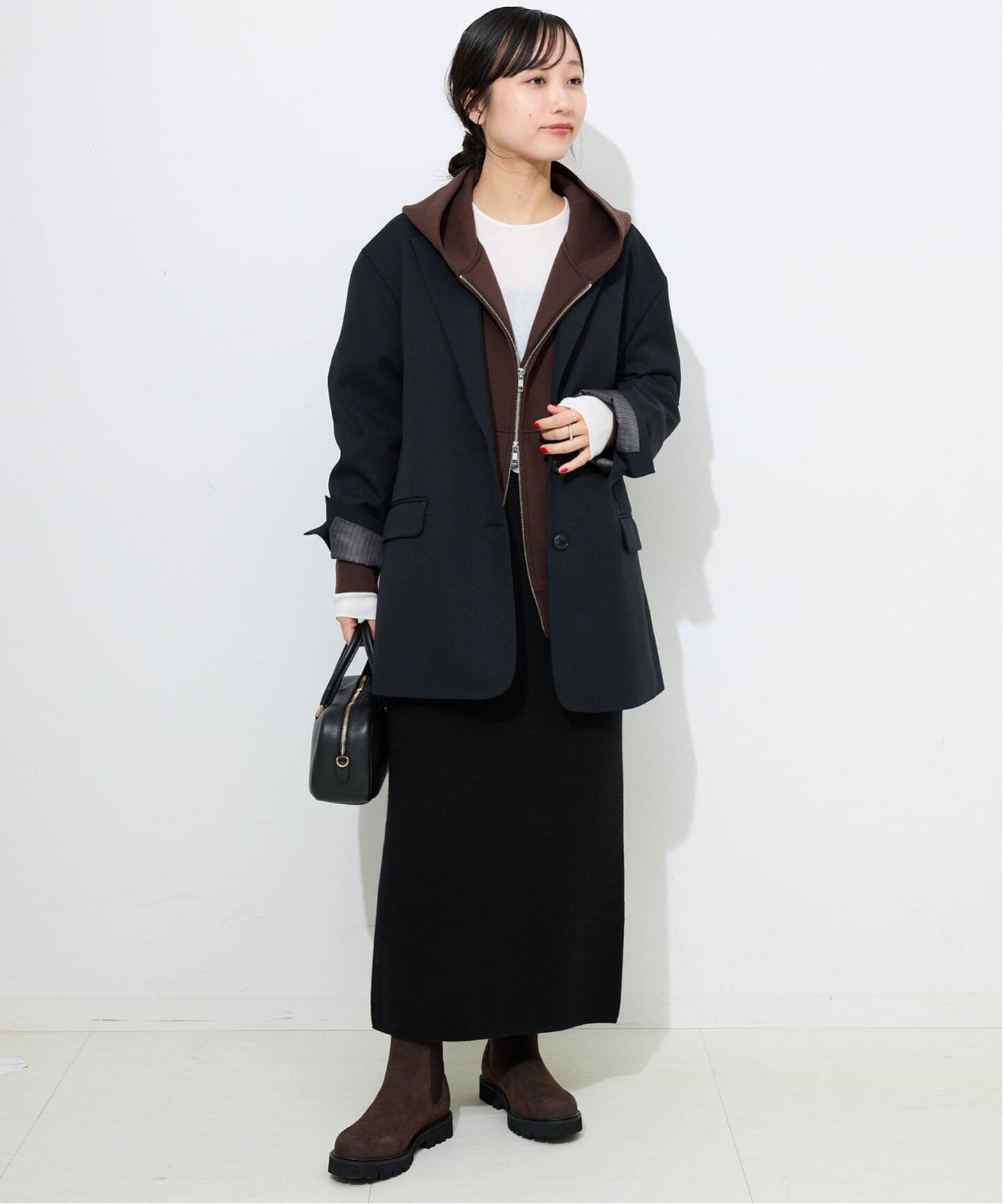 SLOBE IENA ウォッシャブルニットレギンス 追加》ウォッシャブルニットスカート（ロング・マキシ丈スカート