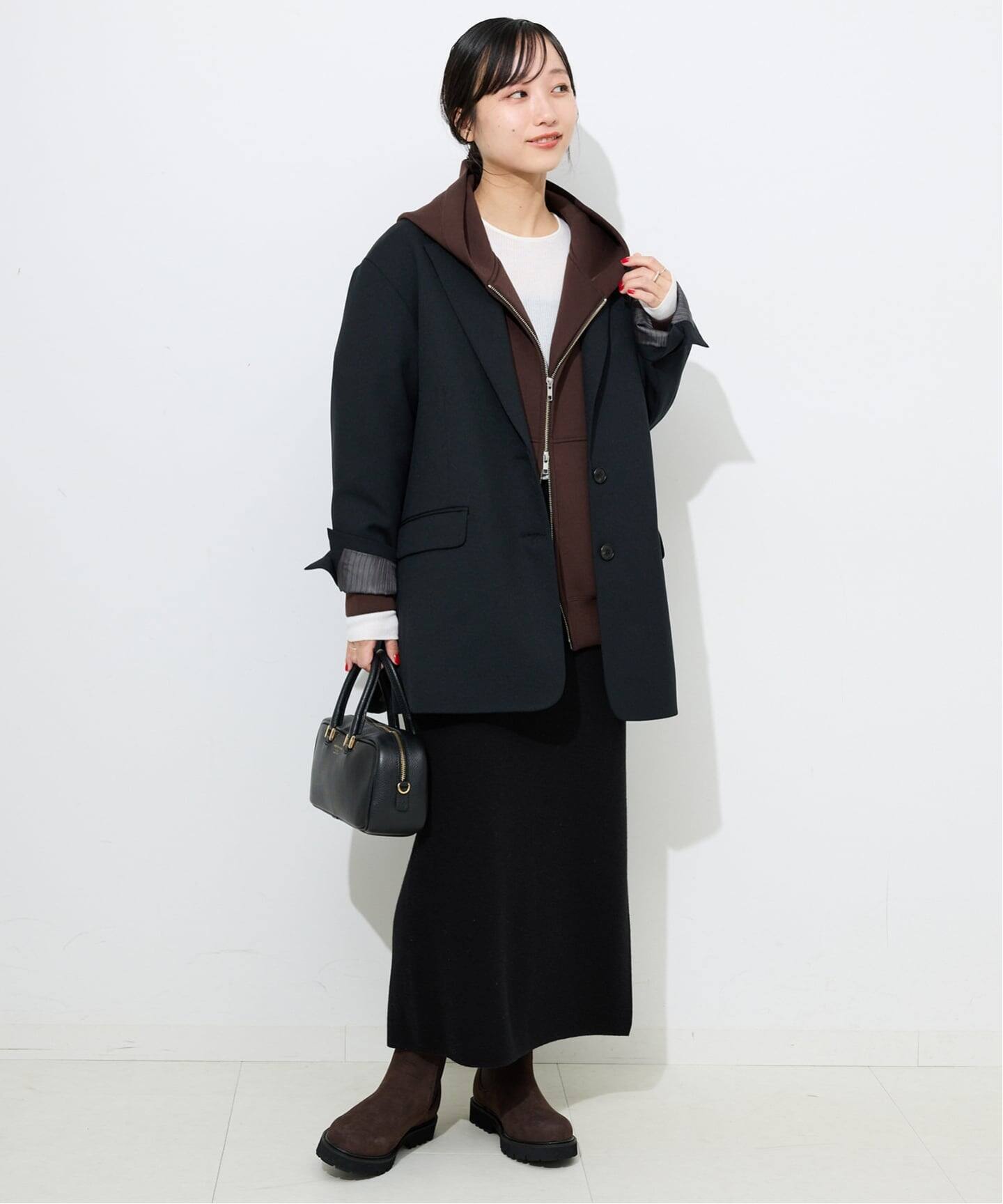 美品 ウォッシャブルスムースニットスカート SLOBE IENA (3258 セットアップ対応可/追加予約》ウォッシャブルスムースニット