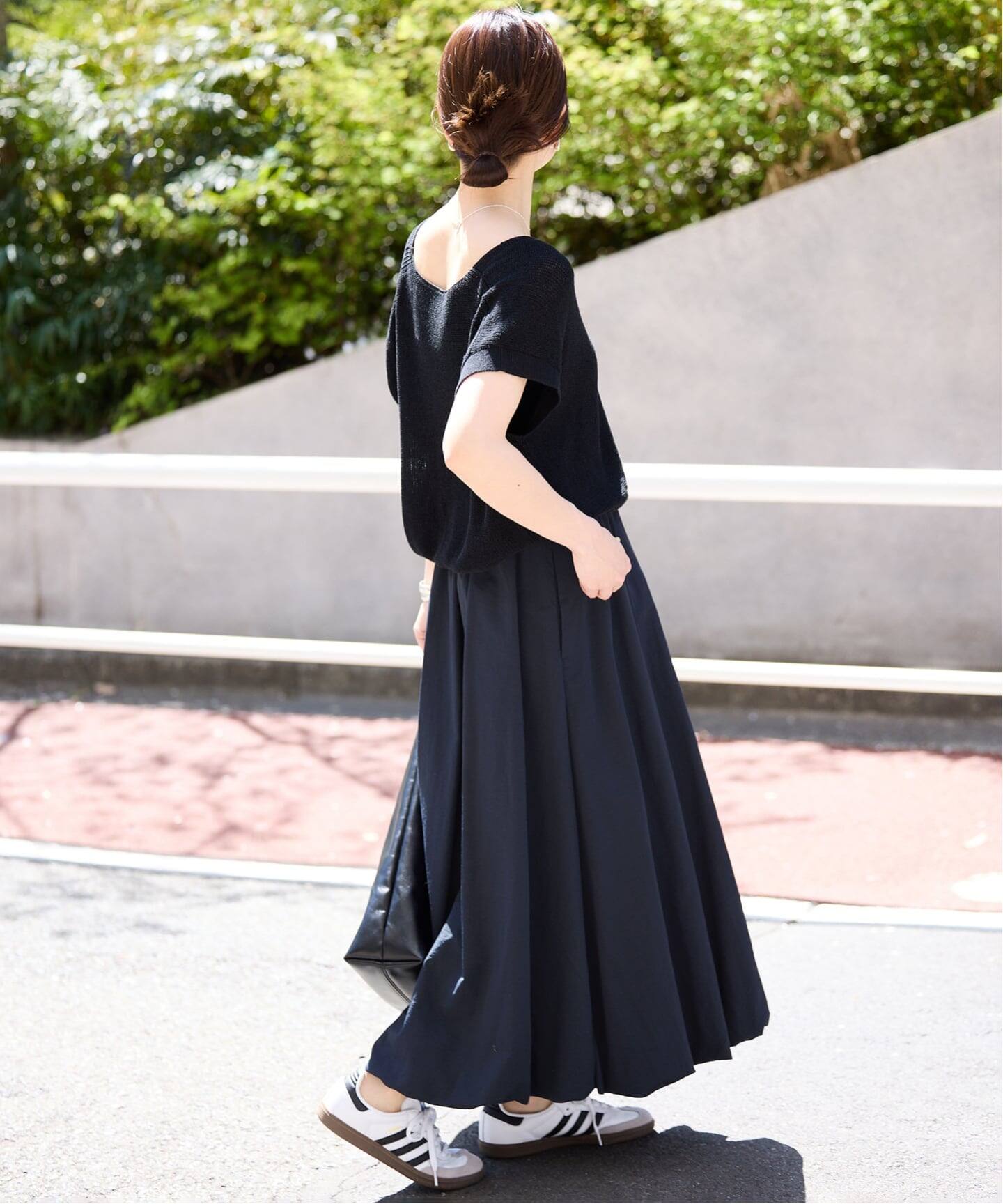 スカート soor ploom eloise black denim 2y WEB限定/追加2》バルーンイージースカート（その他スカート）｜SLOBE