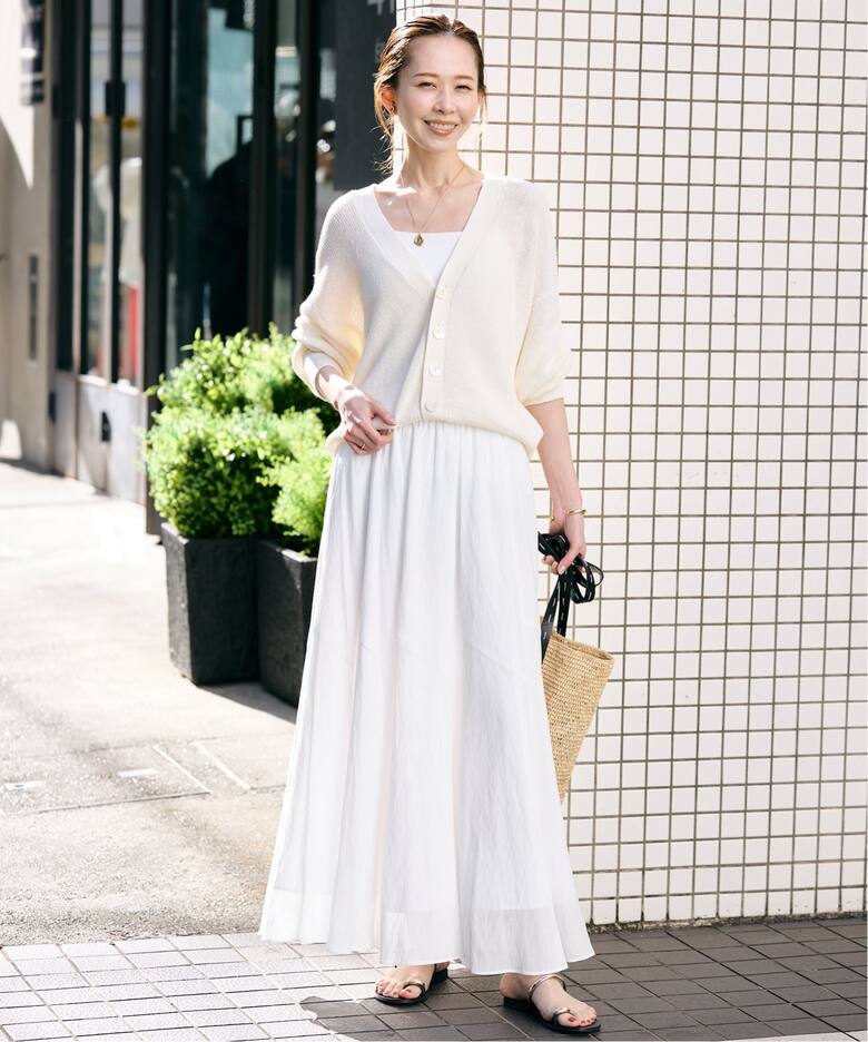 PEボイル切替ギャザースカート（その他スカート）｜SLOBE IENA  