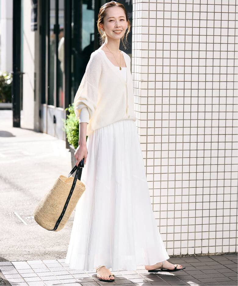 PEボイル切替ギャザースカート（その他スカート）｜SLOBE IENA  