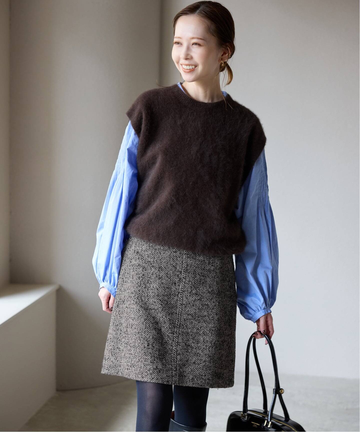 スローブ イエナ（SLOBE IENA）/ツイードミニスカート ツイードミニスカート（ミニスカート）｜SLOBE IENA（スローブ イエナ