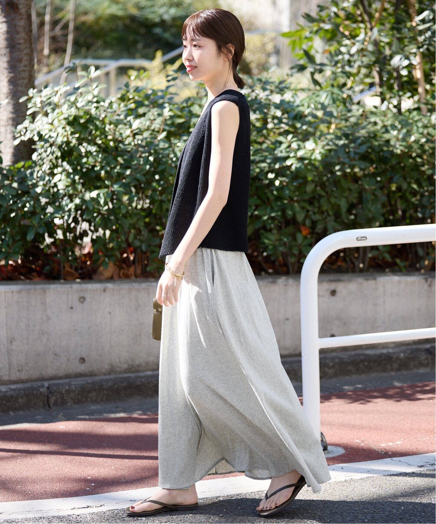 SLOBE IENA リラックスジャージーイージースカート 追加》リラックスジャージーイージースカート（その他スカート
