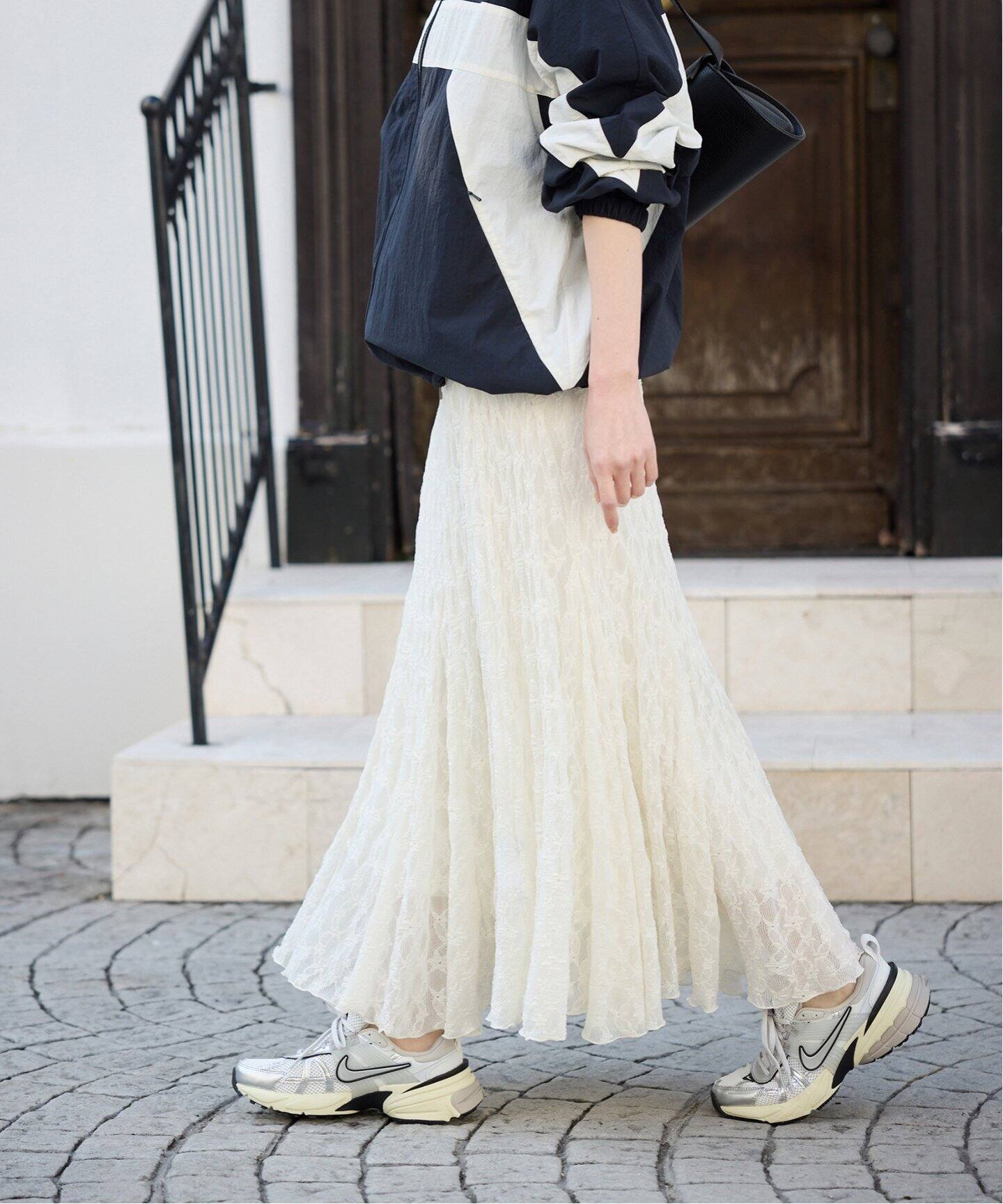 IENA レース裾フレアスカート◇ 責め 