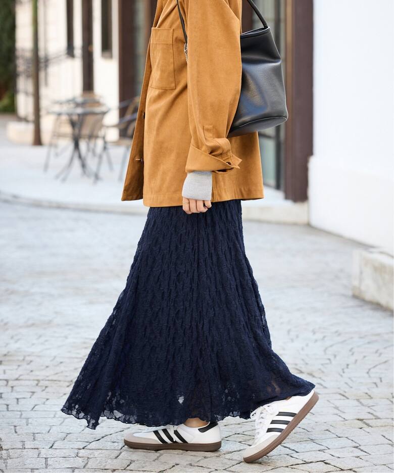 IENA Klauber レースフレアスカート ブラック 新品 