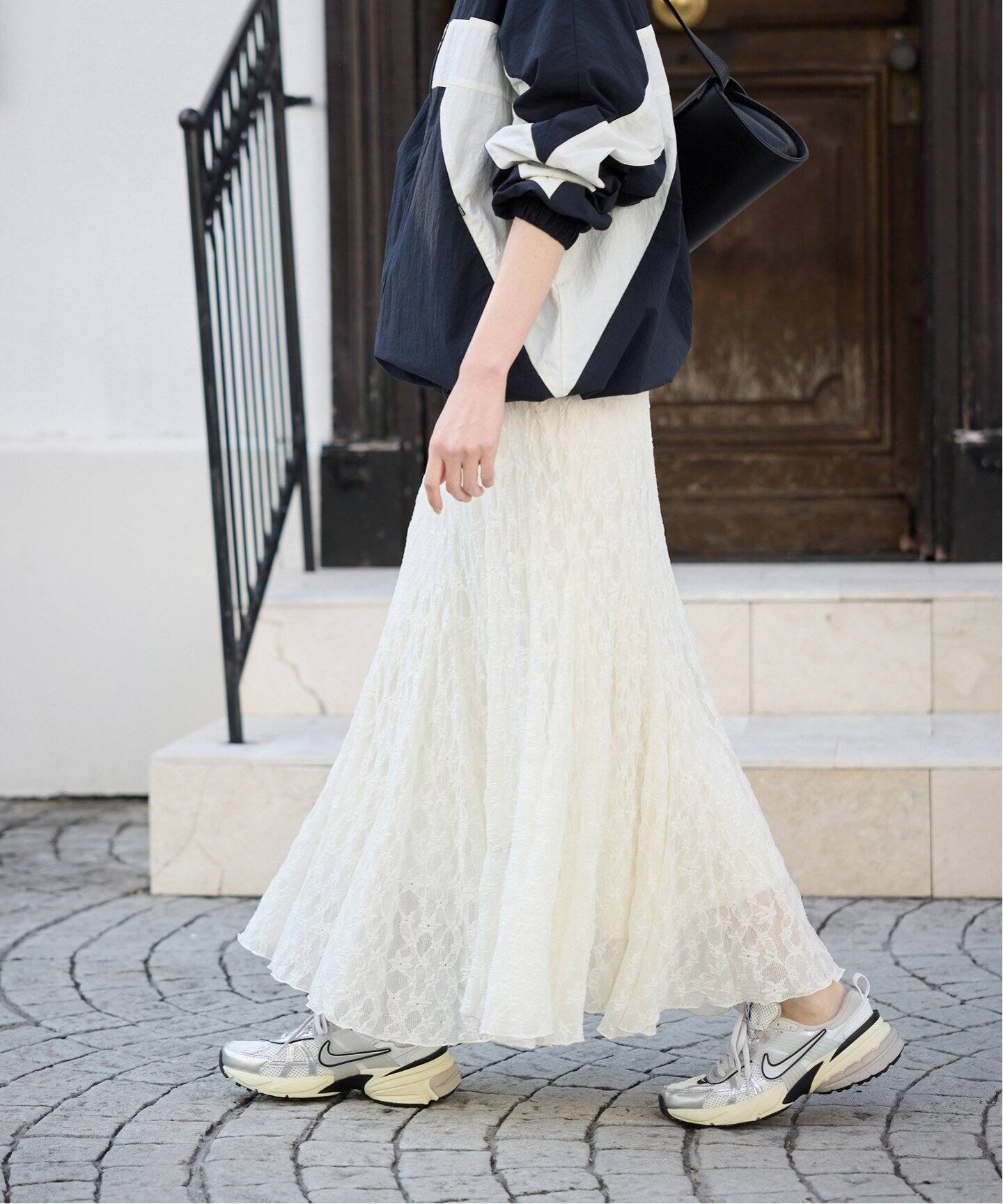 レースランダムフレアスカート（その他スカート）｜SLOBE IENA  