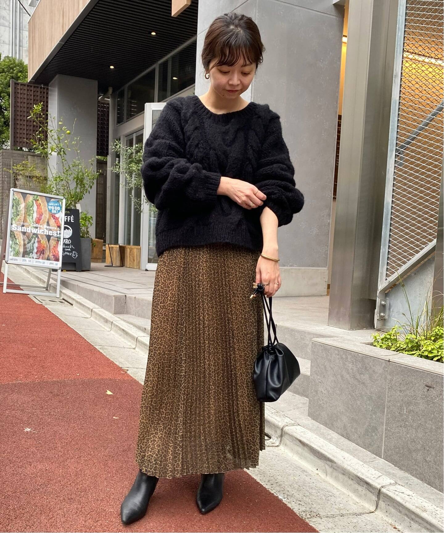 スローブ イエナ（SLOBE IENA）/レオパードプリーツスカート レオパードプリーツスカート（その他スカート）｜SLOBE IENA（スローブ