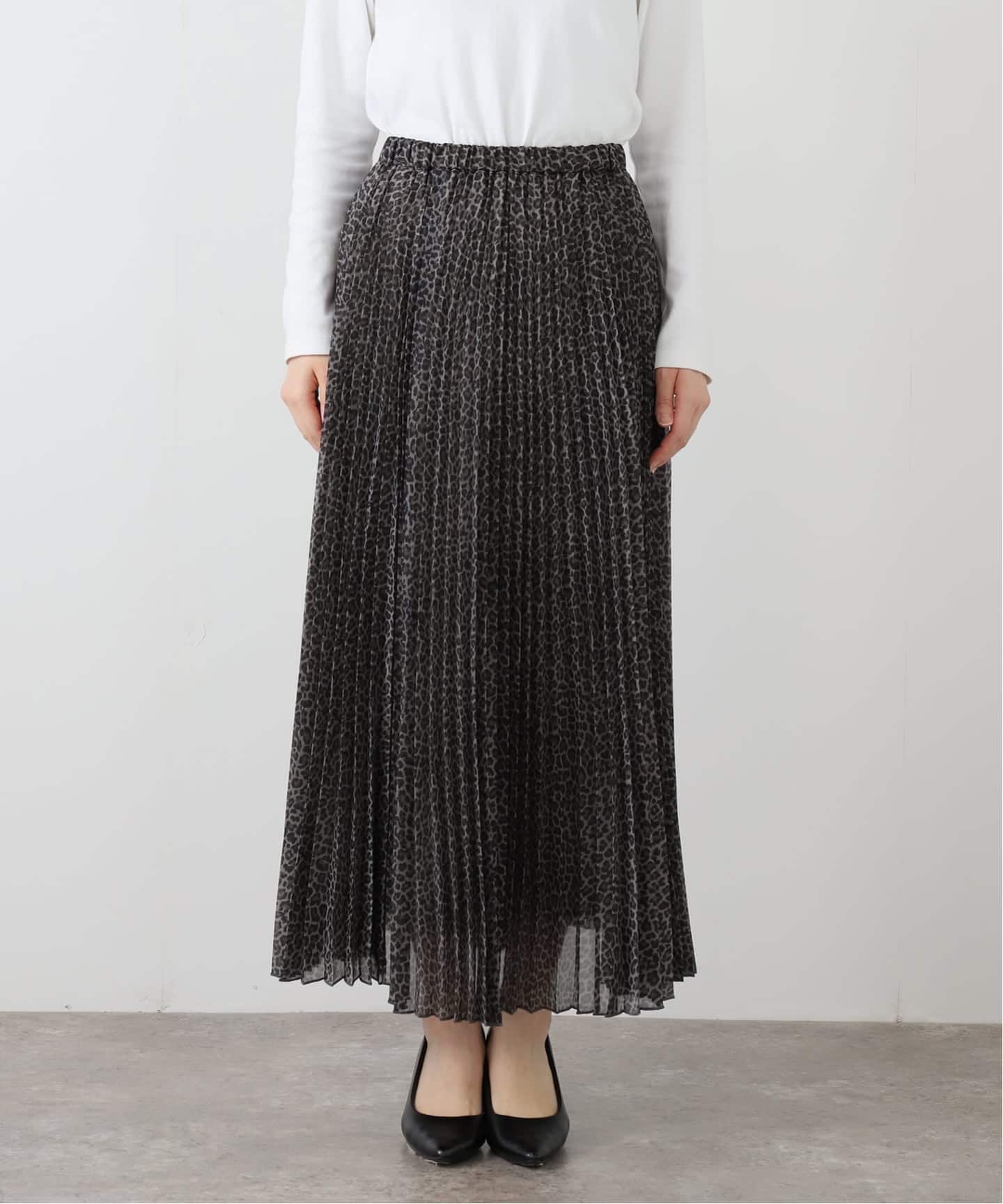 SLOBE IENA スローブイエナ　シルバープリーツロングスカート SLOBE IENA（スローブイエナ）の「サテンプリーツロングスカート