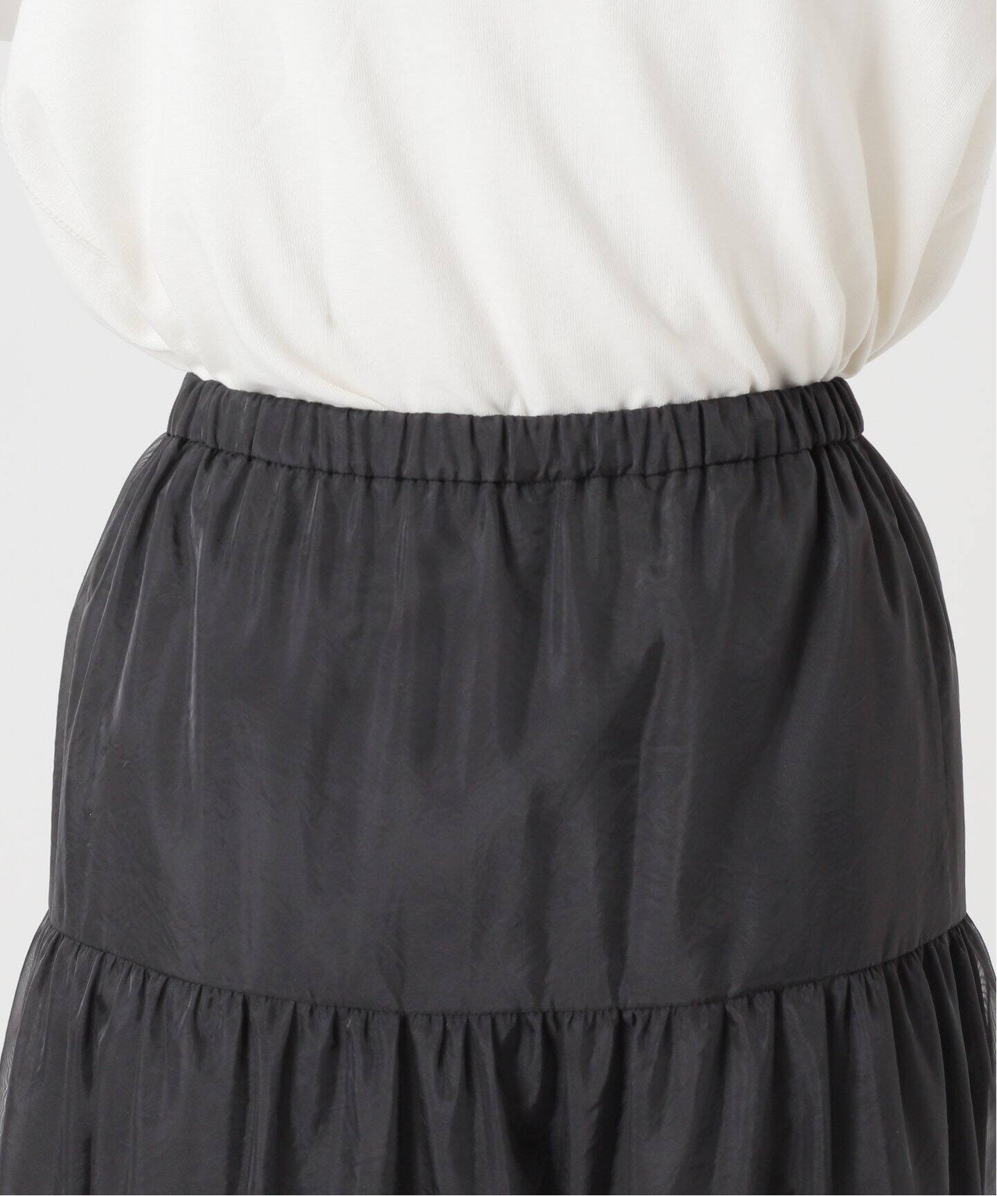 シアーオーガンジーティアードスカート（その他スカート