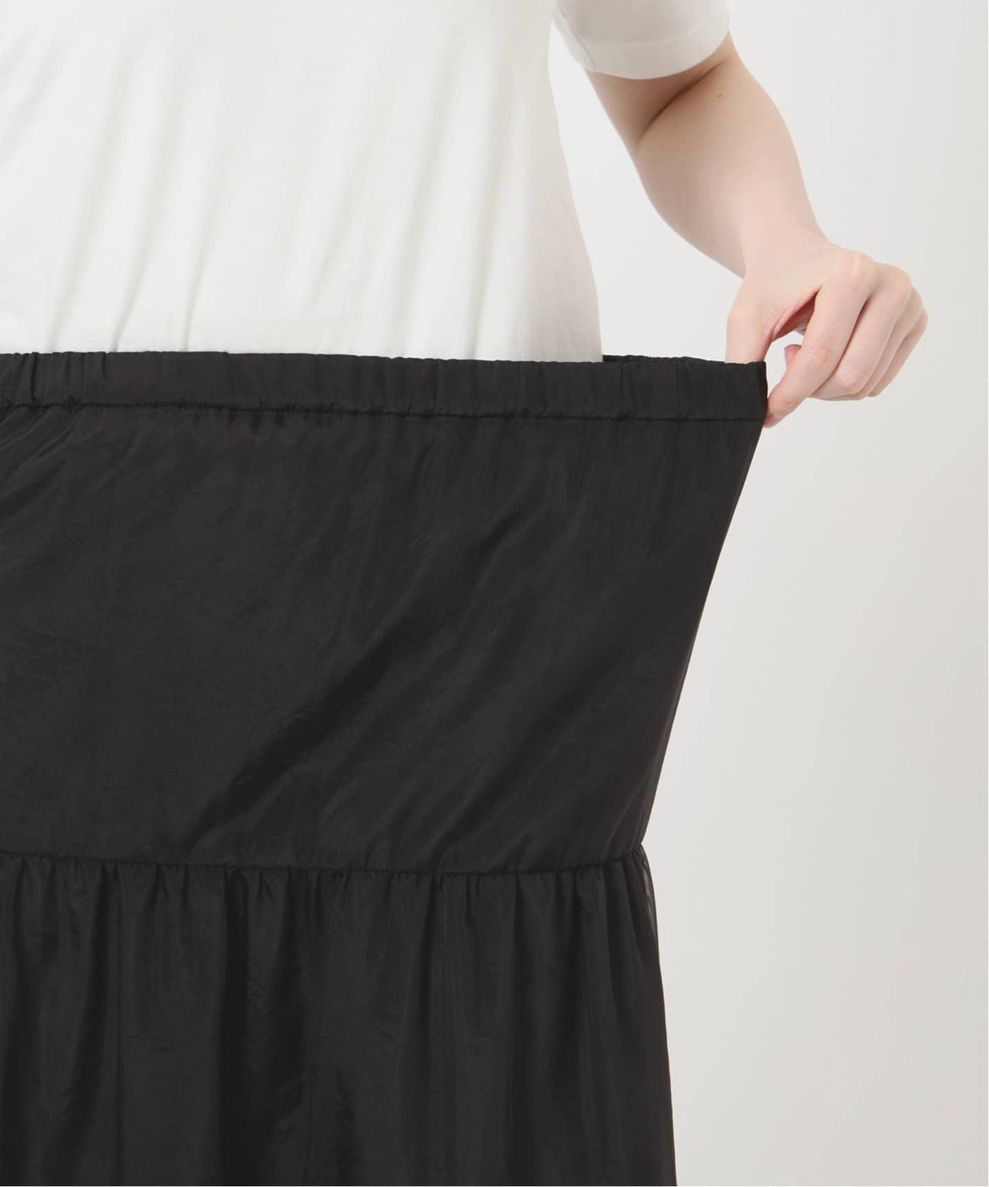 シアーオーガンジーティアードスカート（その他スカート