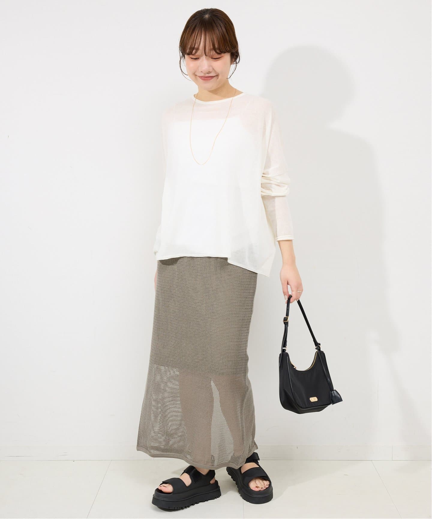 SLOBE IENA Iラインロングスカート SLOBE IENA（スローブイエナ）の「Iラインスカート（スカート