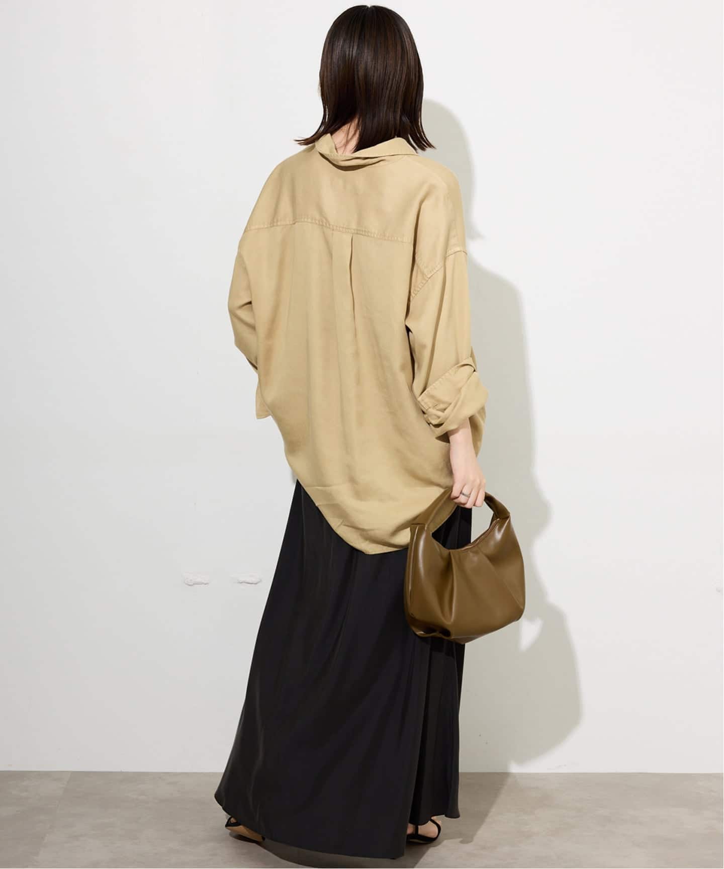 SLOBE IENA フィブリルマーメイドフレアスカート　ブラック38サイズ 3サイズ展開/WEB限定/追加4予約》フィブリルマーメイドフレア