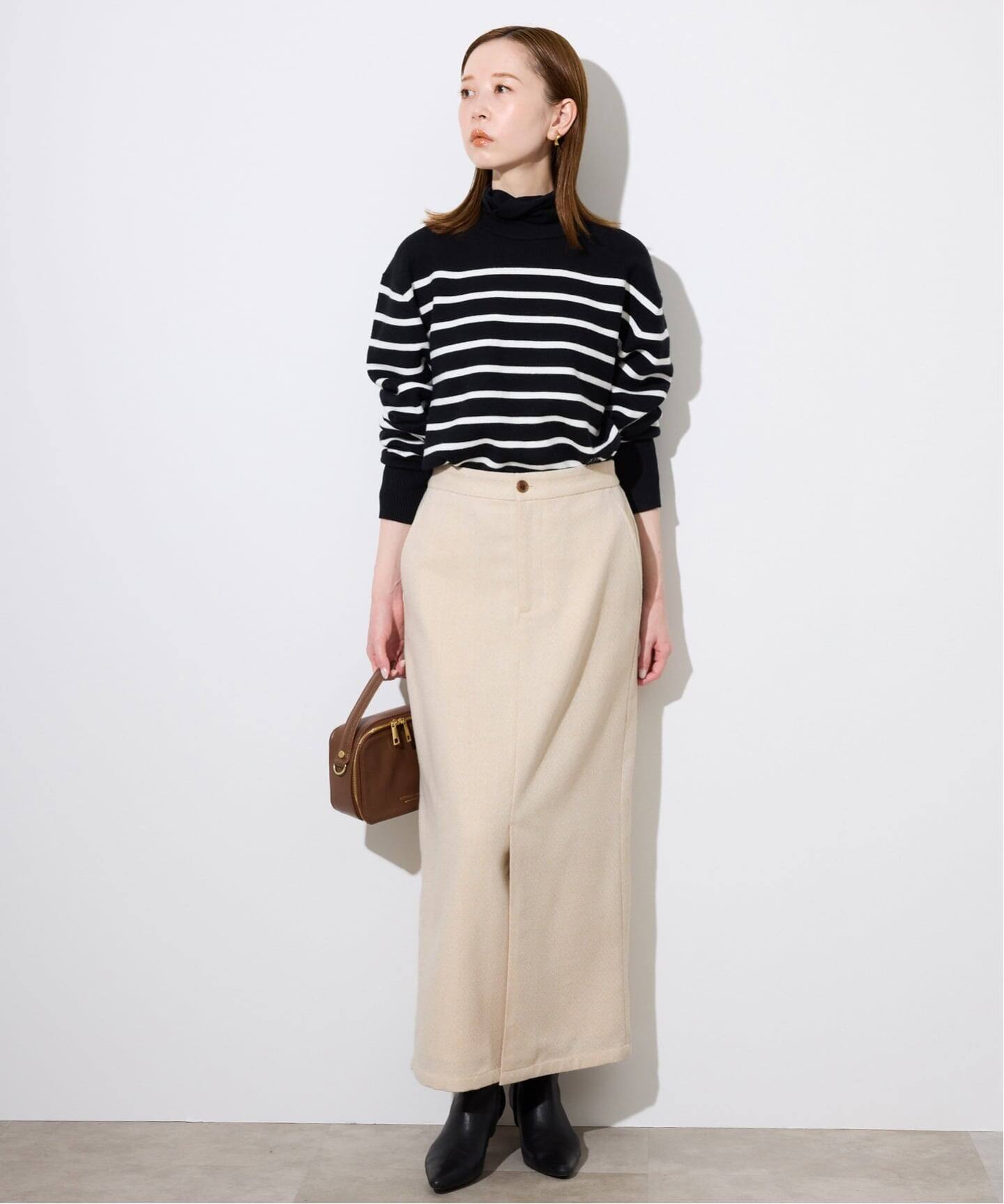 ツイードリラックスIラインスカート（その他スカート）｜SLOBE IENA