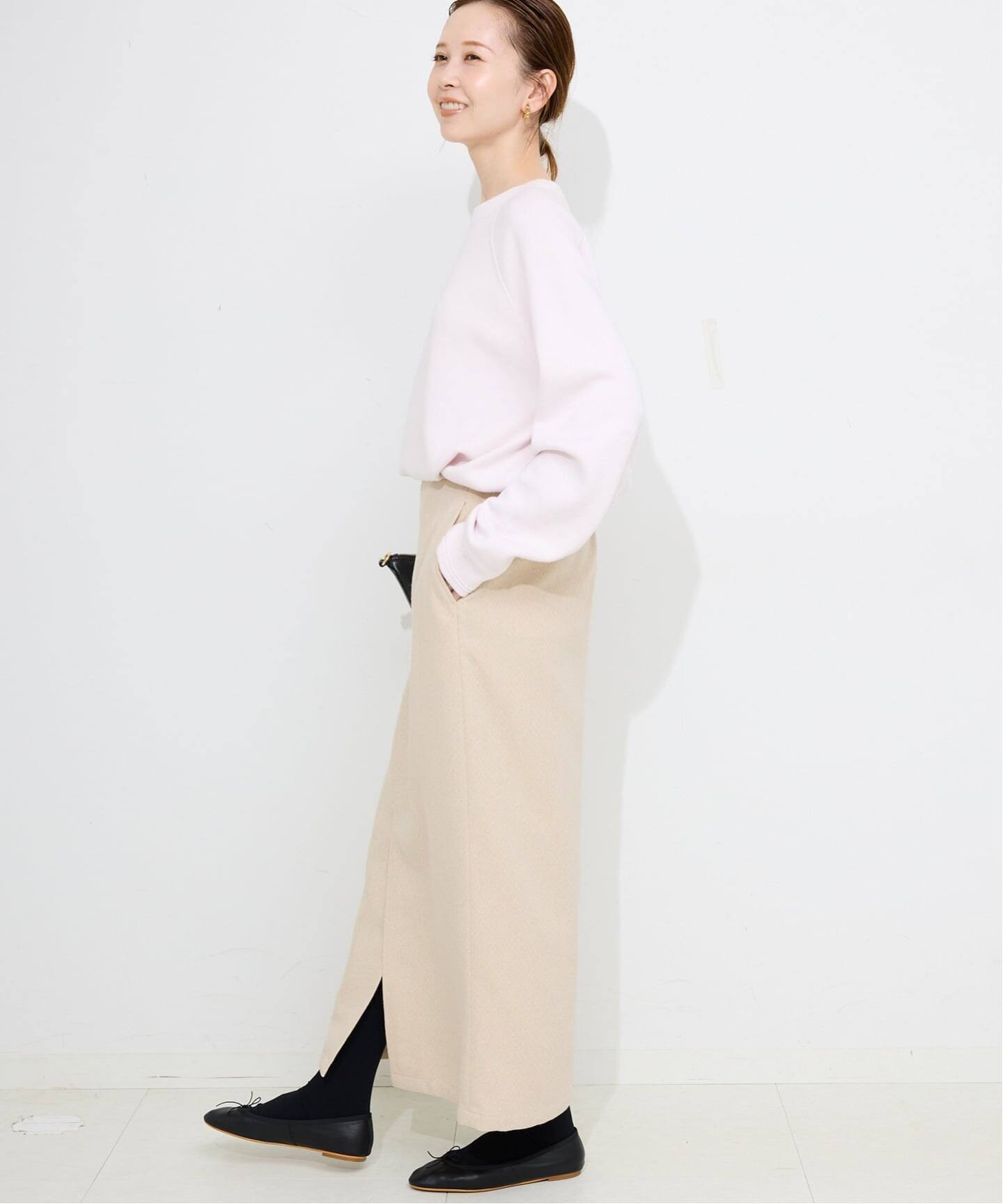 スローブ イエナ（SLOBE IENA）/ツイードリラックスIラインスカート ツイードリラックスIラインスカート（その他スカート）｜SLOBE IENA