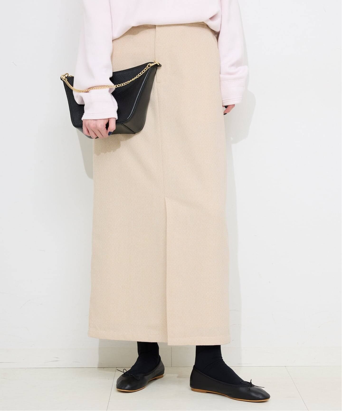 ツイードリラックスIラインスカート（その他スカート）｜SLOBE IENA