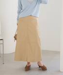 フェイクレザースカート