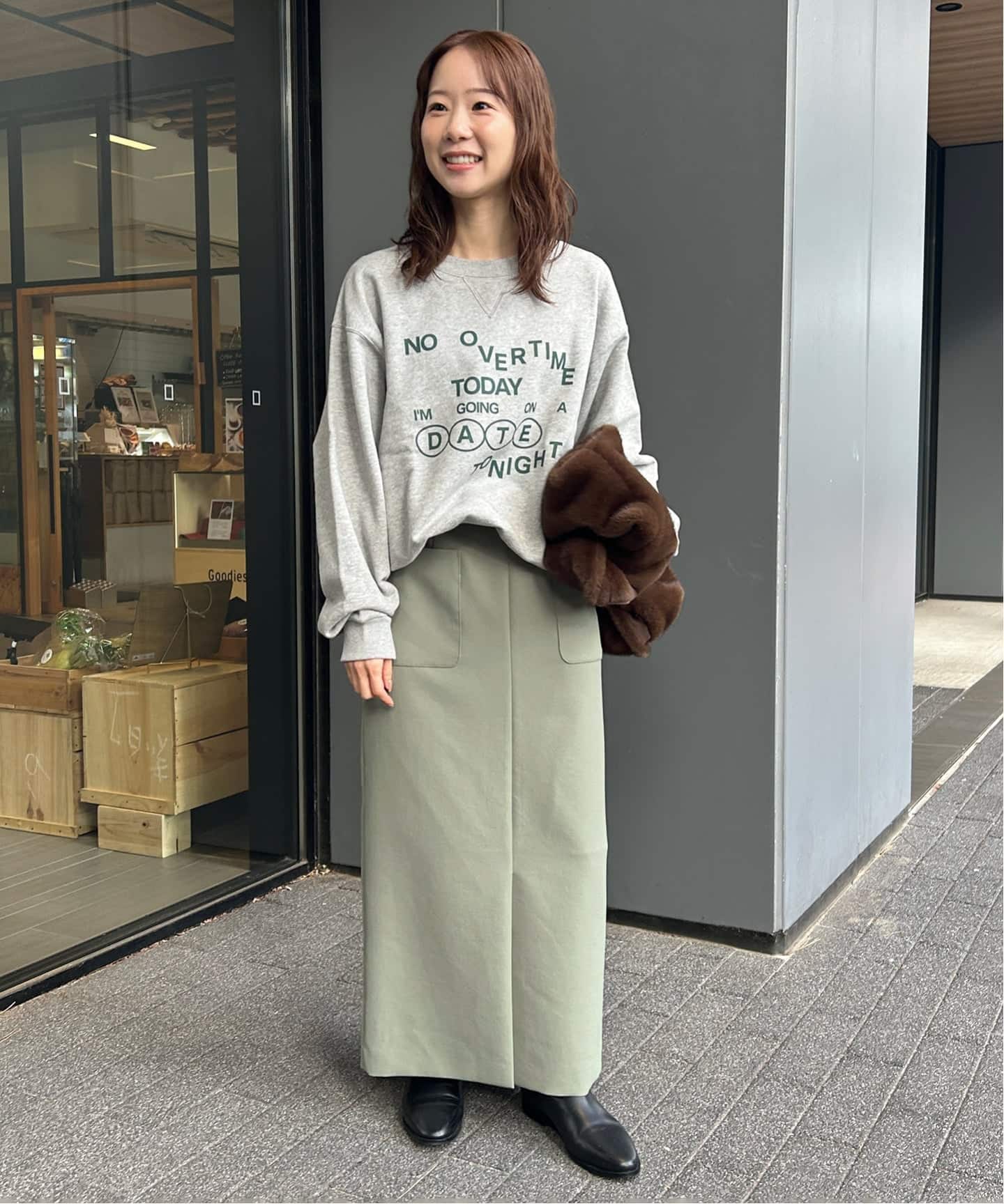 ダブルクロスタイトスカート（ロング・マキシ丈スカート）｜SLOBE IENA