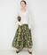 フラワープリントタフタスカート  詳細画像6