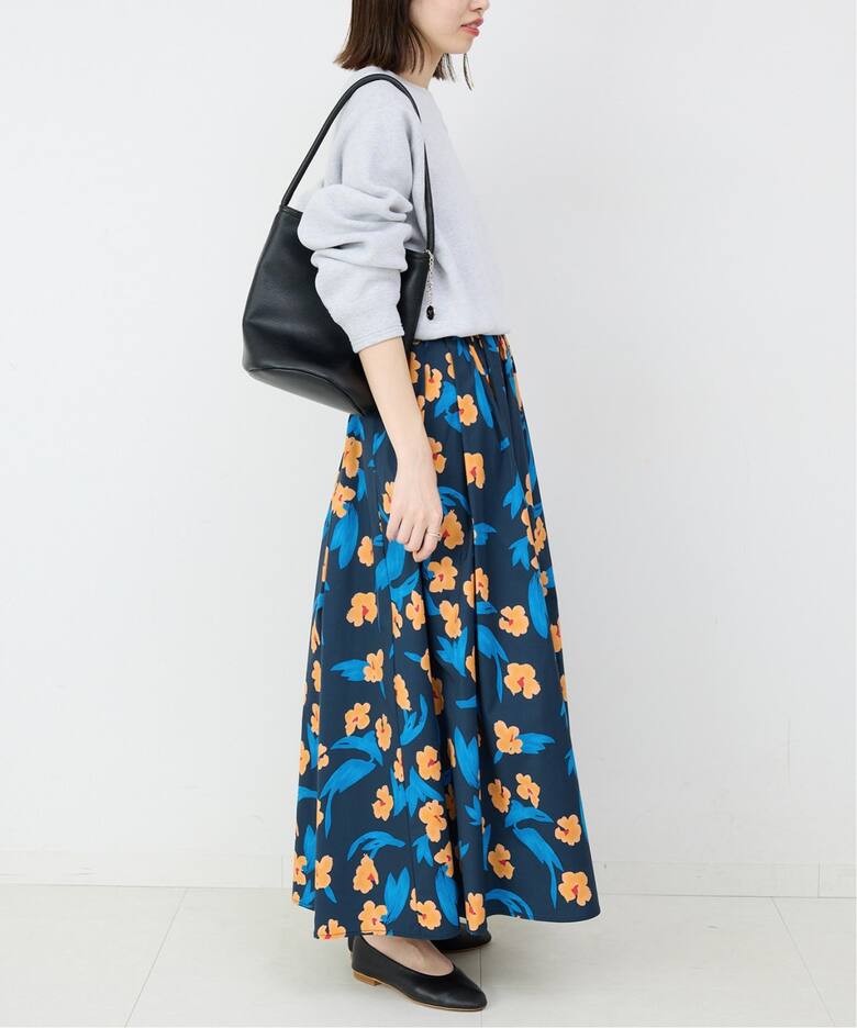 フラワープリントタフタスカート  詳細画像20