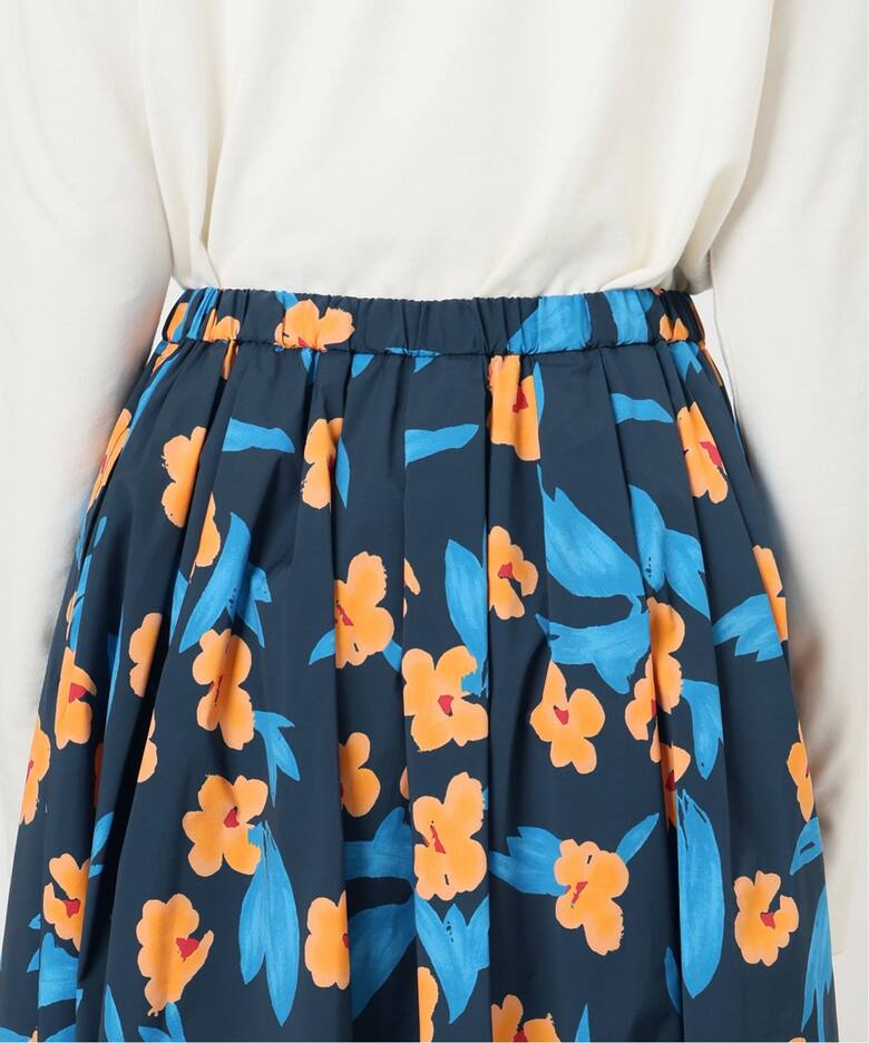 フラワープリントタフタスカート  詳細画像29